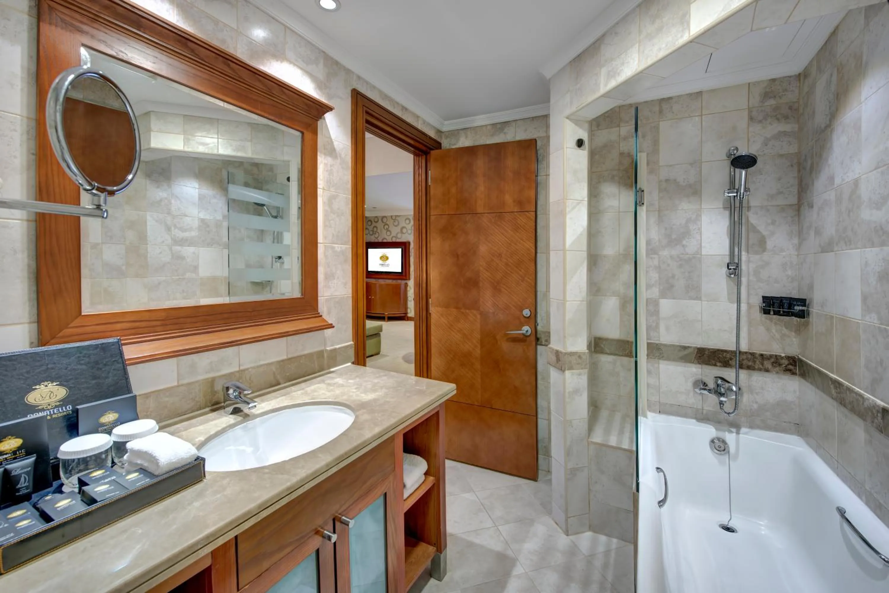 Bathroom in Donatello Hotel