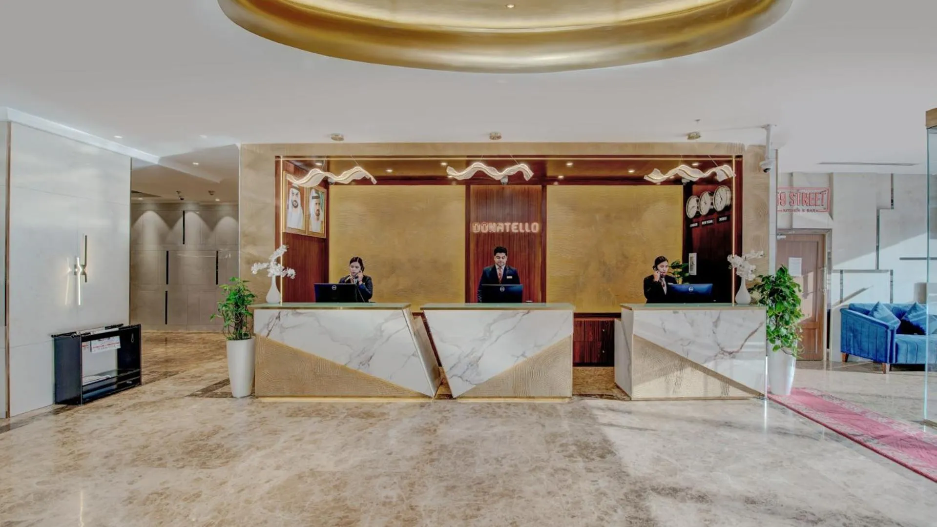 Lobby or reception in Donatello Hotel