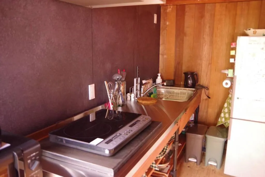 Kitchen or kitchenette in Miyajima Breeze