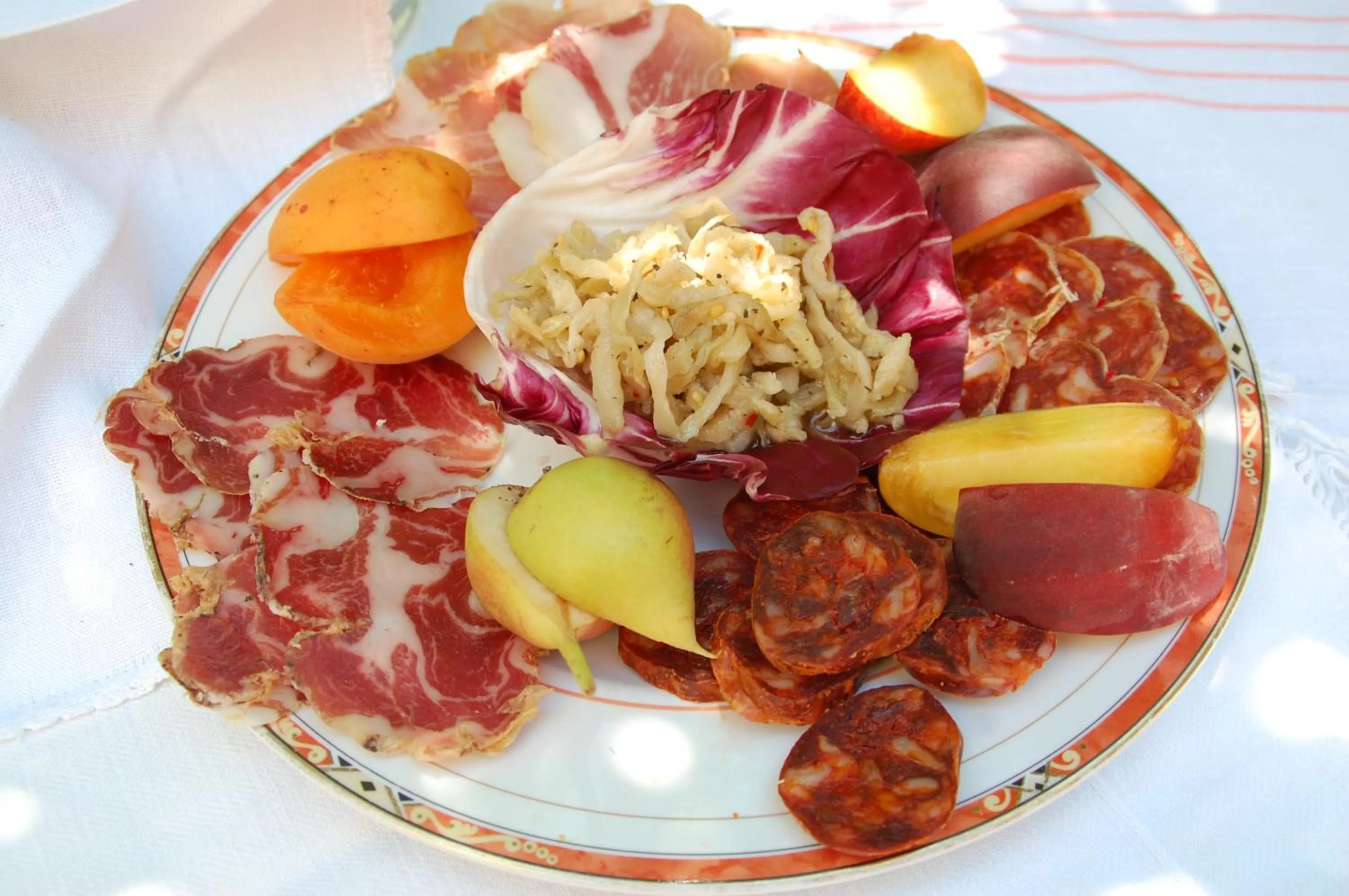Food close-up in Rifugio Casello Margherita