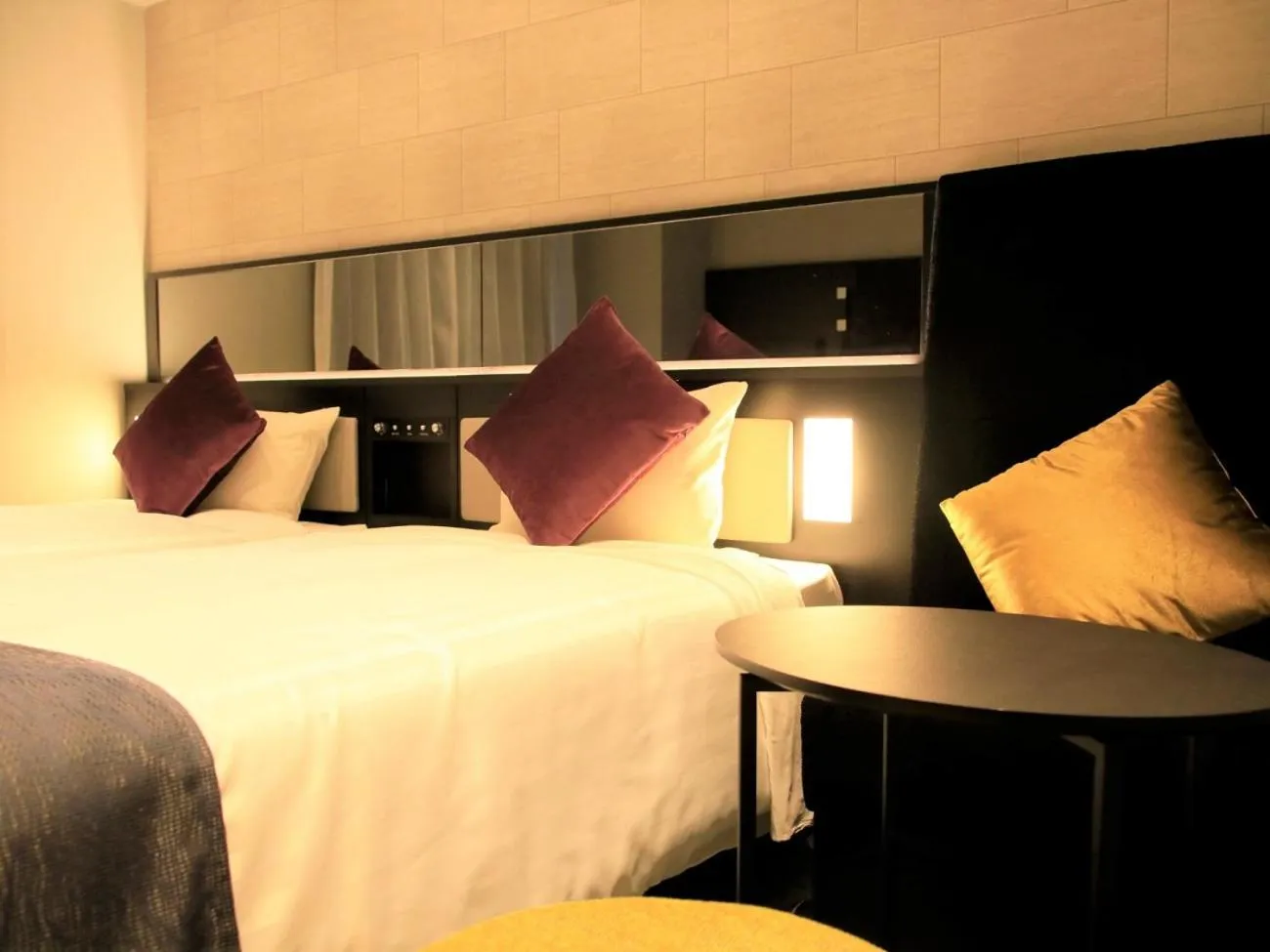 Bed in QuintessaHotel FukuokaTenjin Comic&Books