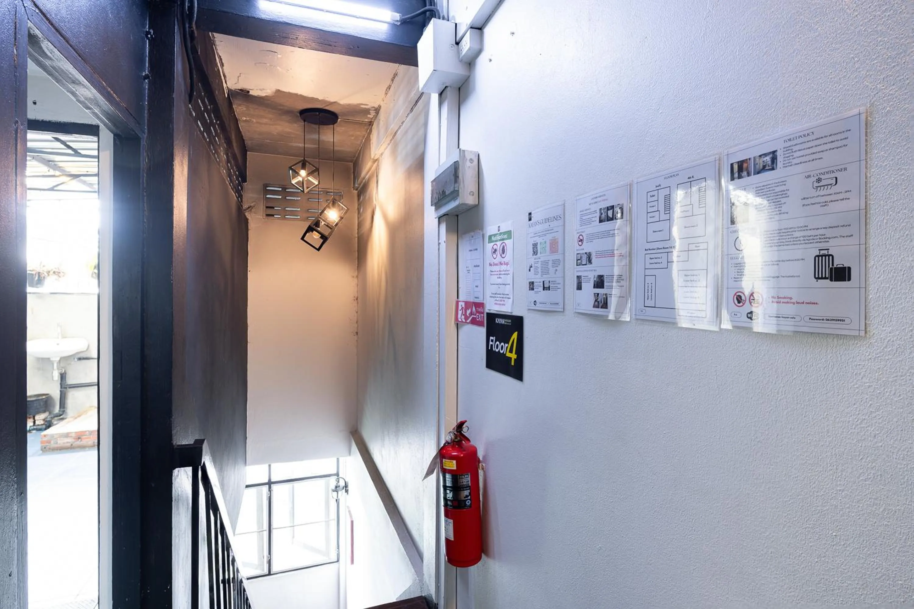 Floor plan in KAYAN Hostel