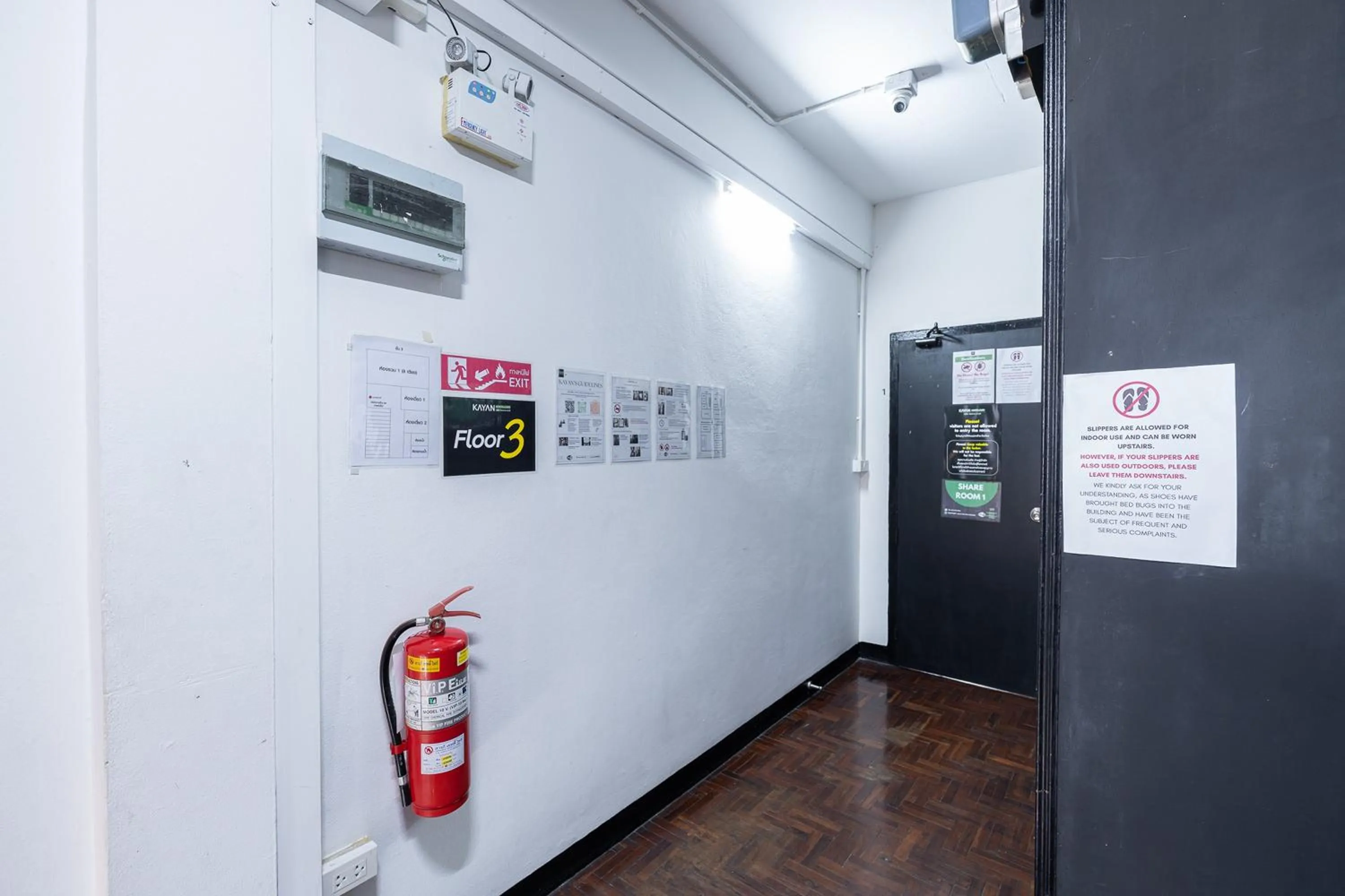 Floor plan in KAYAN Hostel