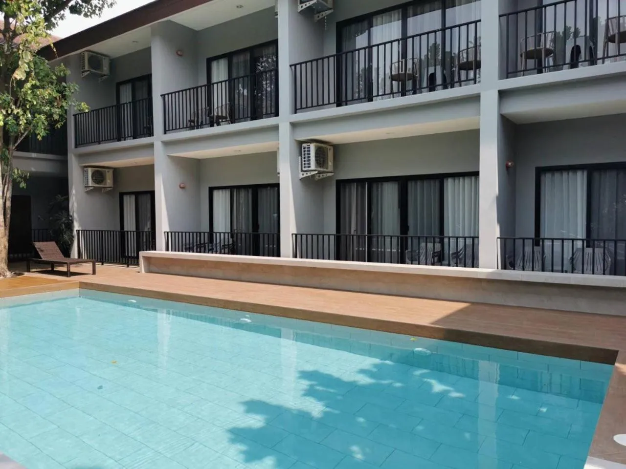 Pool view in JINGLE JUNGLE RESORT KHAOYAI