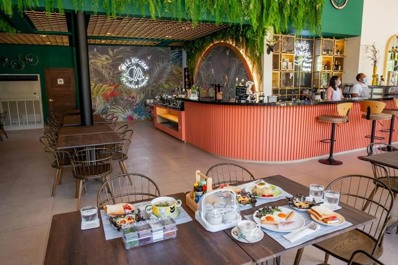 Breakfast in JINGLE JUNGLE RESORT KHAOYAI