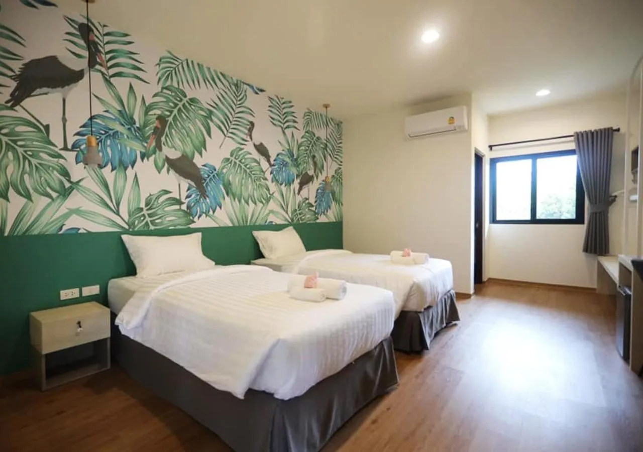 Photo of the whole room, Bed in JINGLE JUNGLE RESORT KHAOYAI