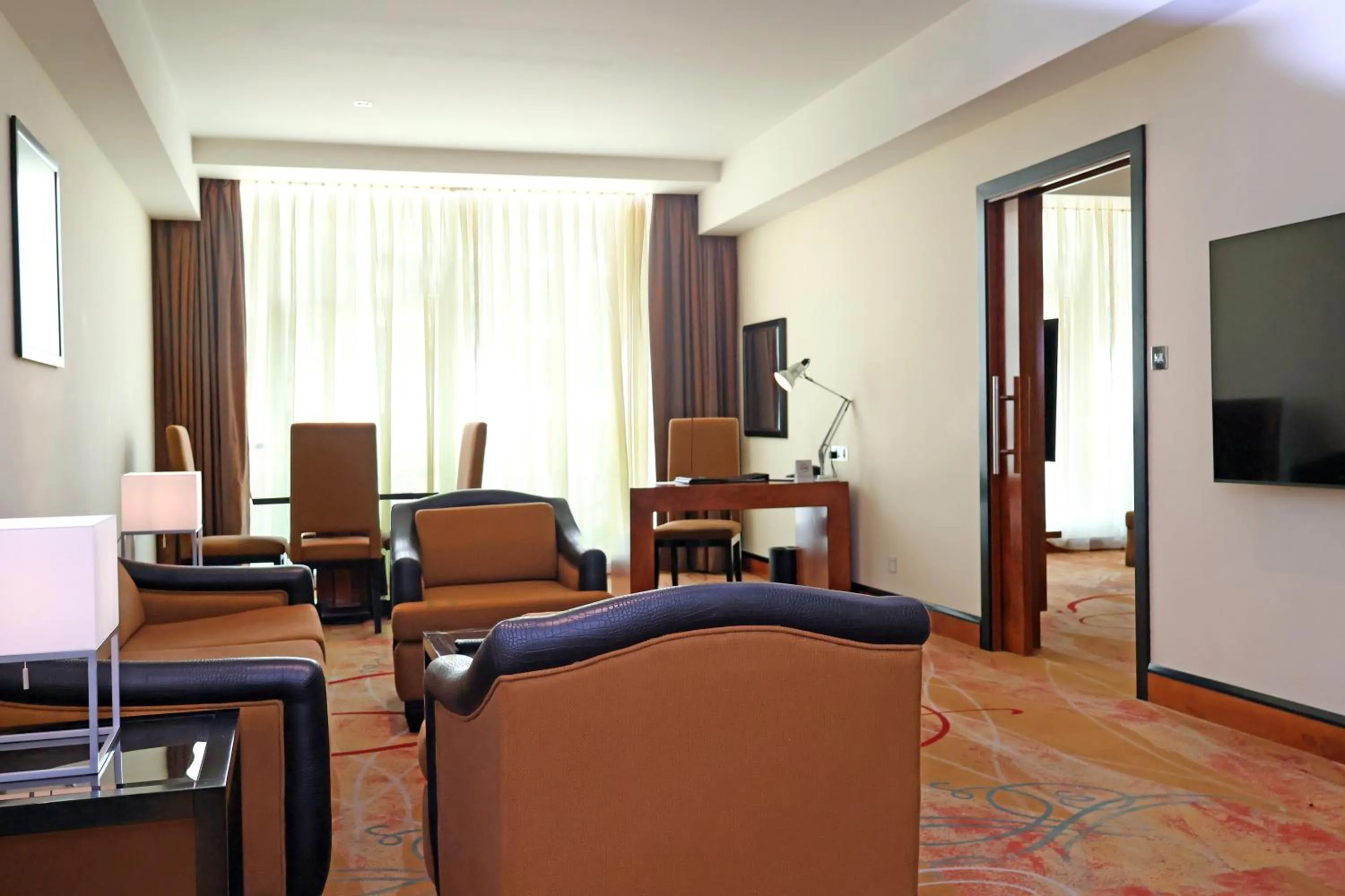 Bed in Millennium Airport Hotel Dubai