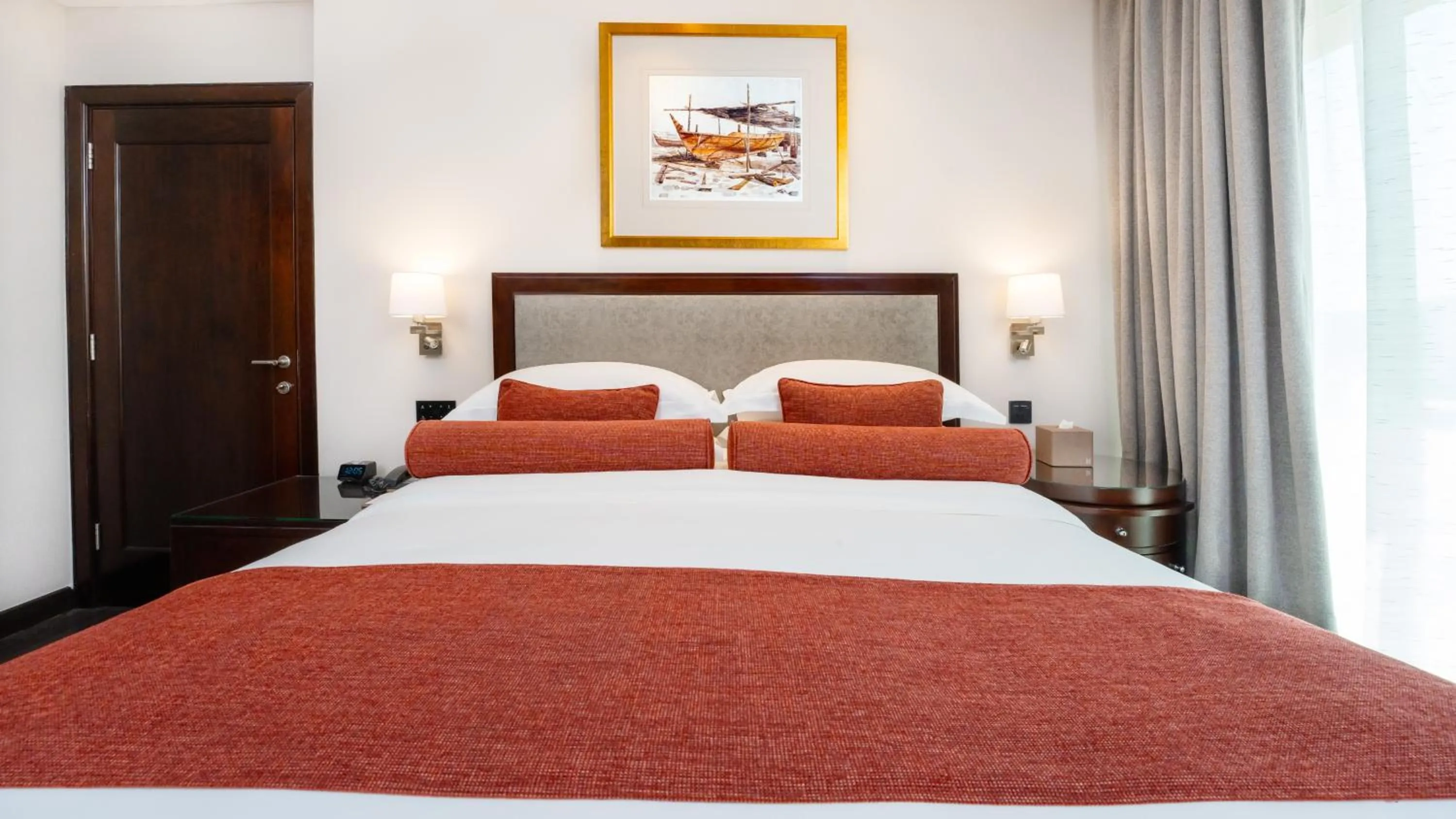 Bed in Millennium Hotel Doha