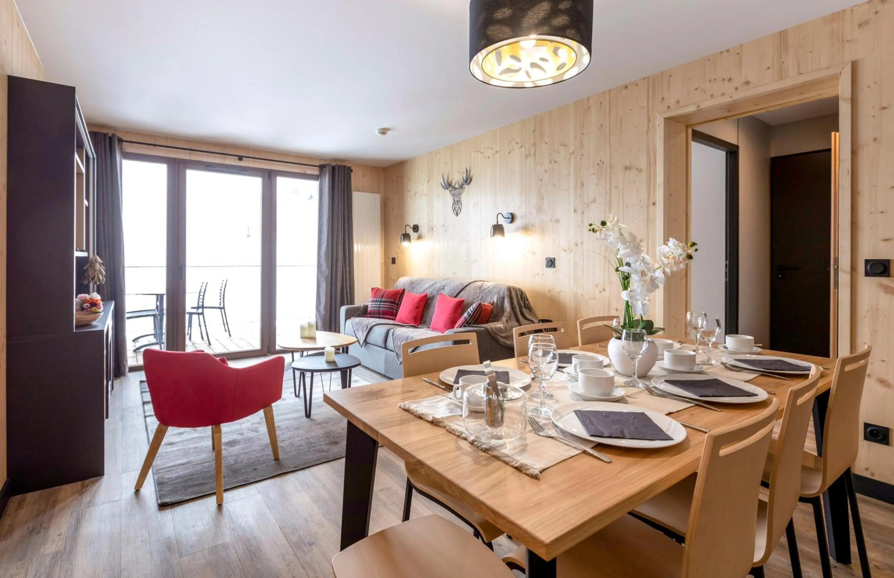 Living room in Résidence Club MMV L'Etoile des Sybelles