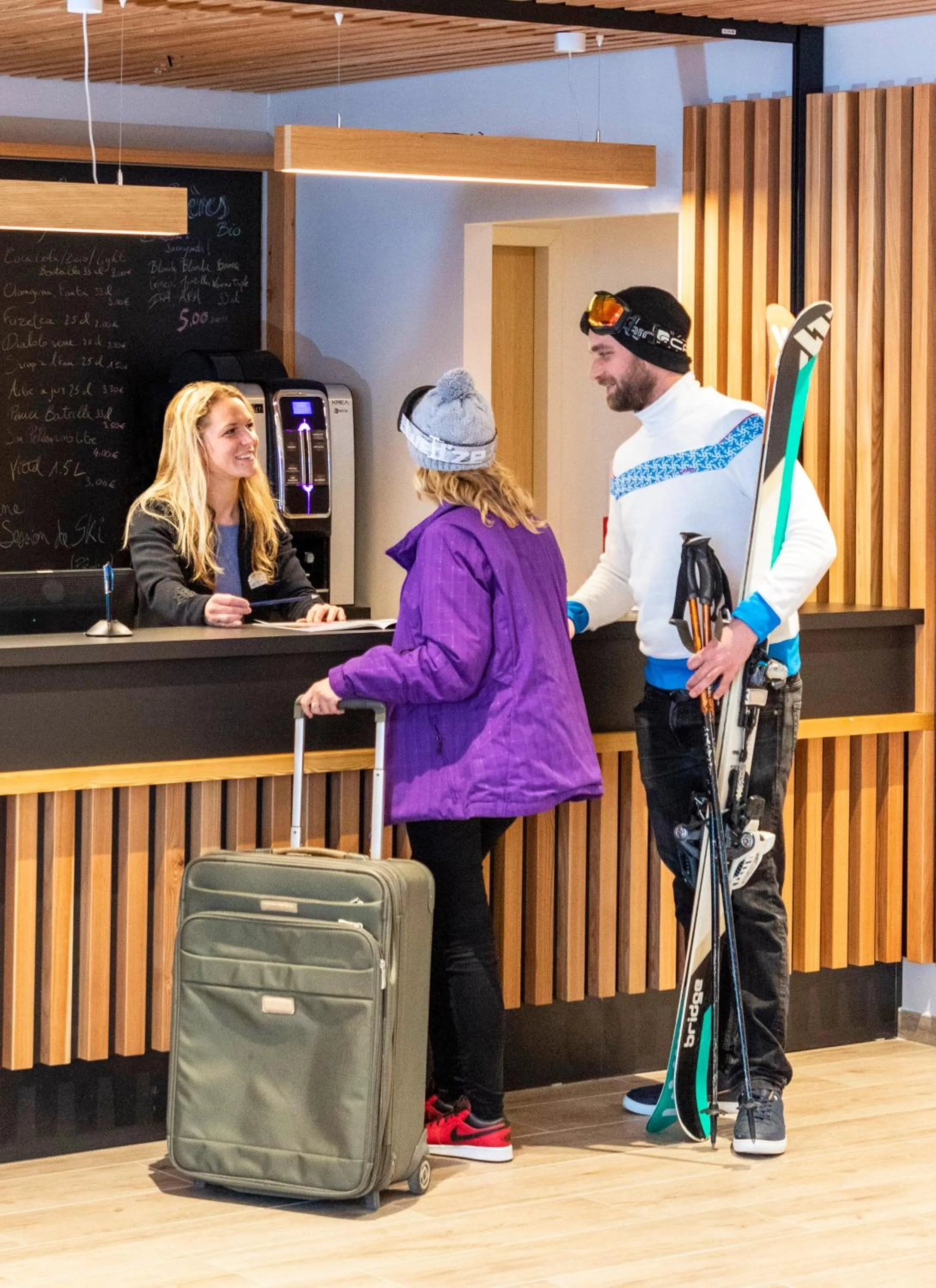 Lobby or reception in Résidence Club MMV L'Etoile des Sybelles