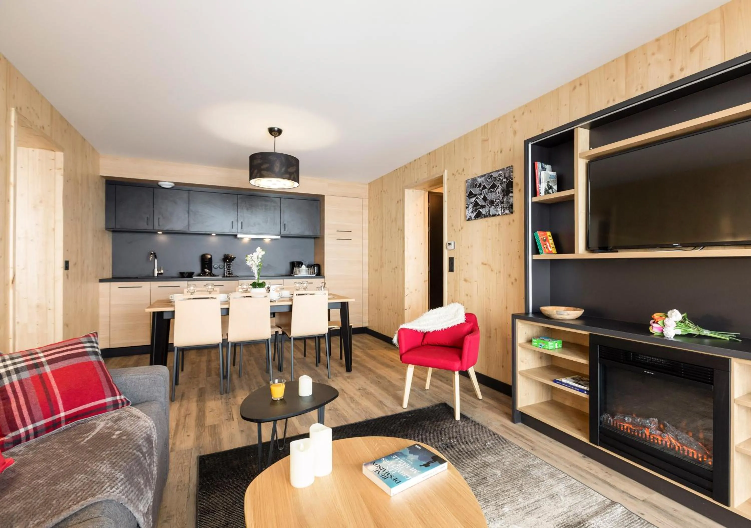 Living room in Résidence Club MMV L'Etoile des Sybelles