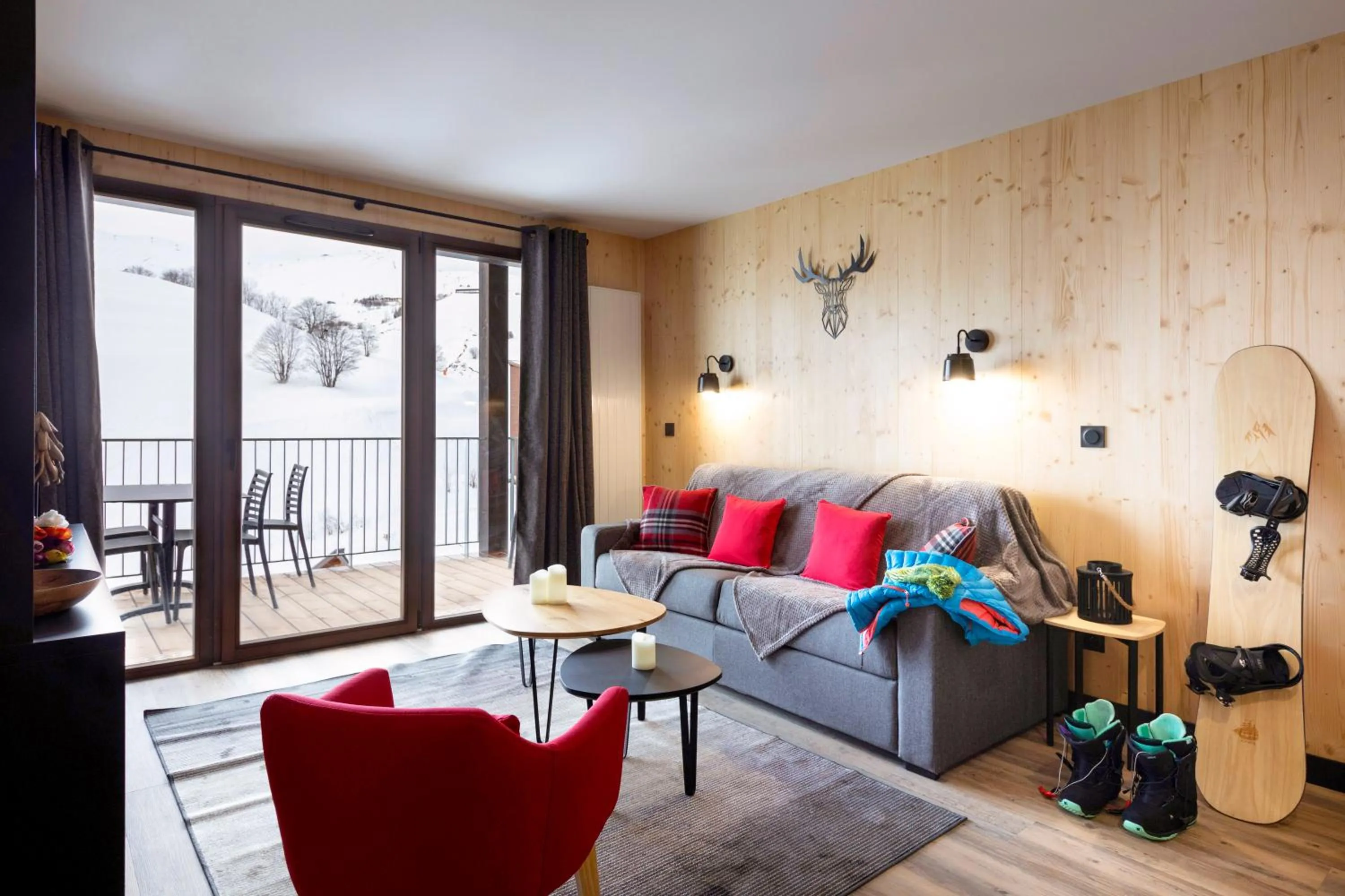 Living room in Résidence Club MMV L'Etoile des Sybelles