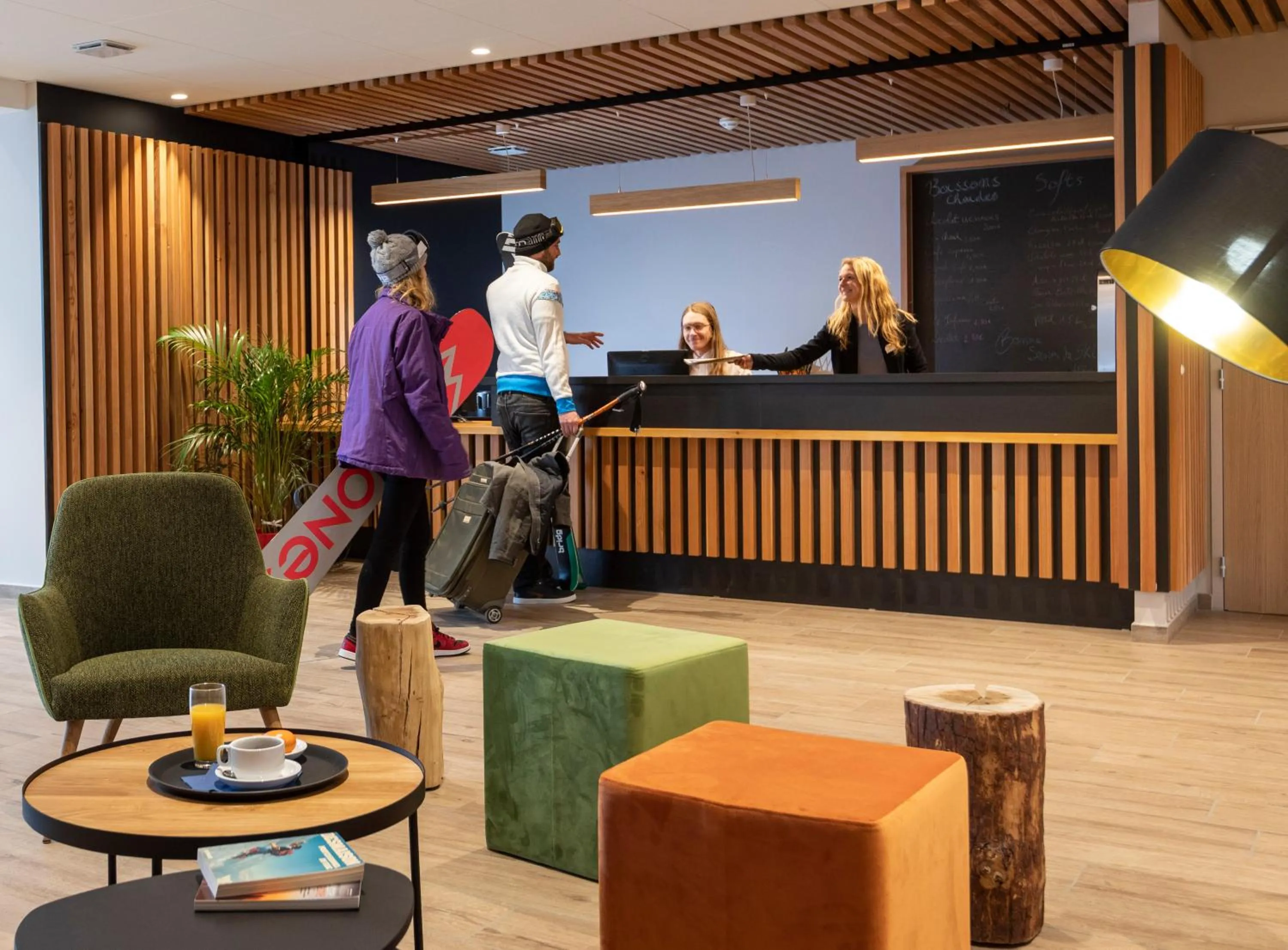 Lobby or reception in Résidence Club MMV L'Etoile des Sybelles