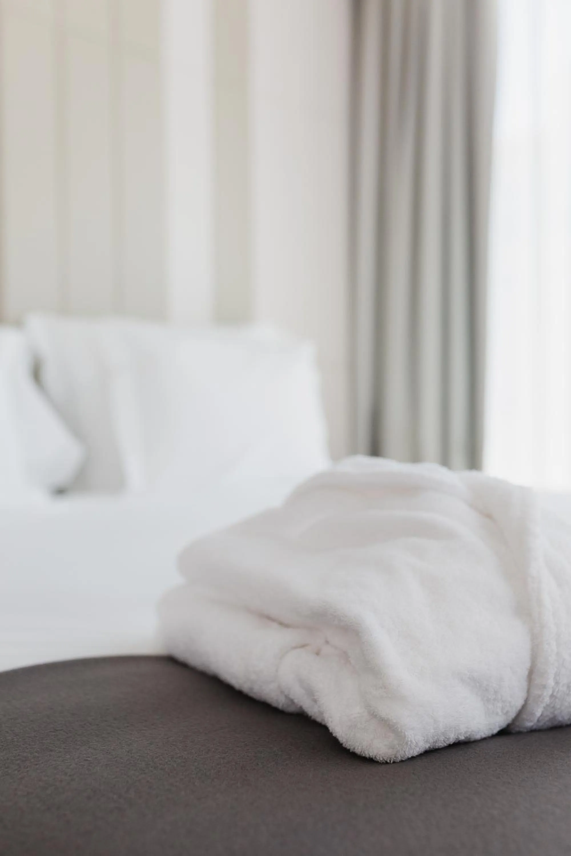 Decorative detail, Bed in Lumen Hotel & The Lisbon Light Show