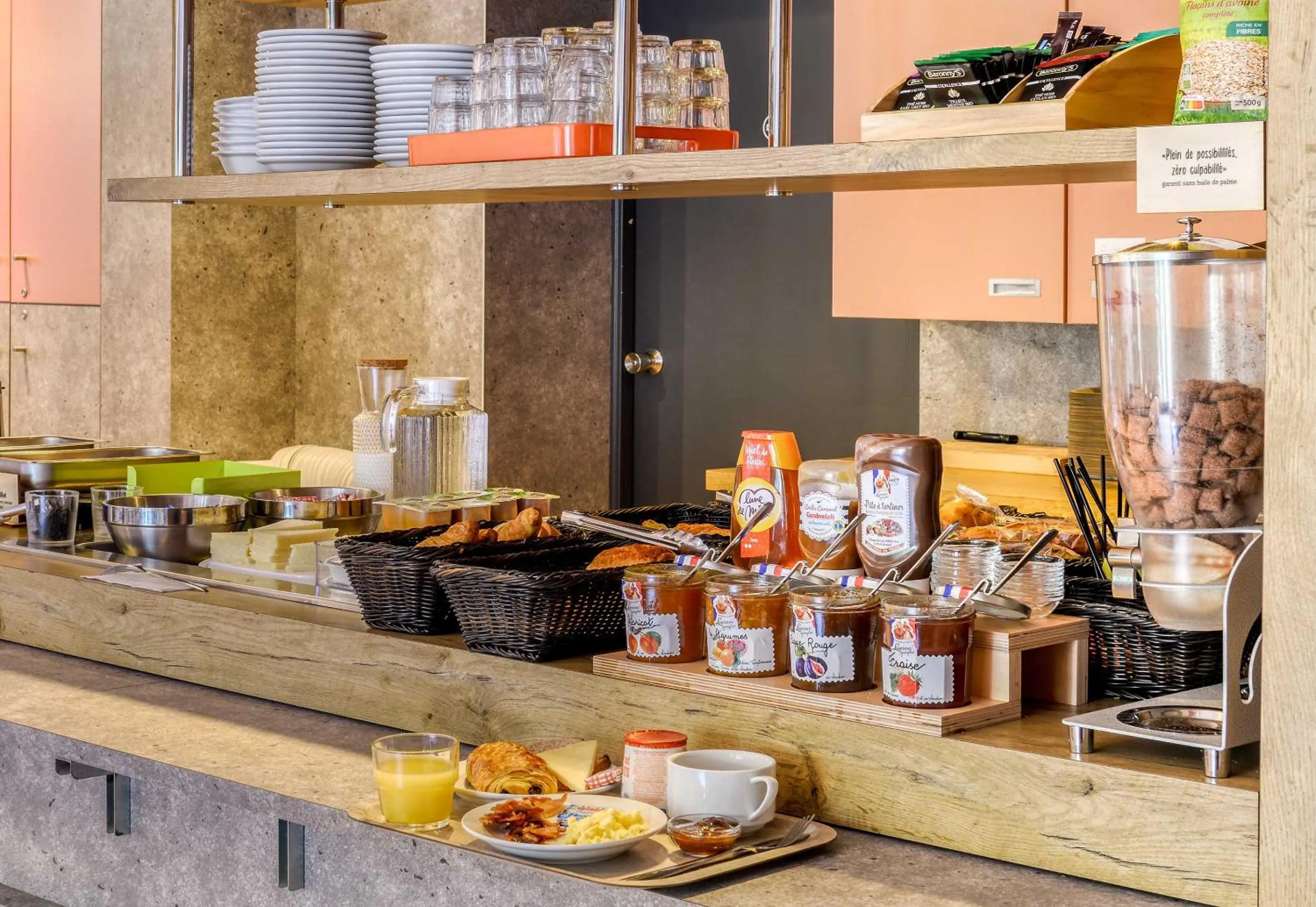 Breakfast in B&B HOTEL Montpellier Sud Lattes