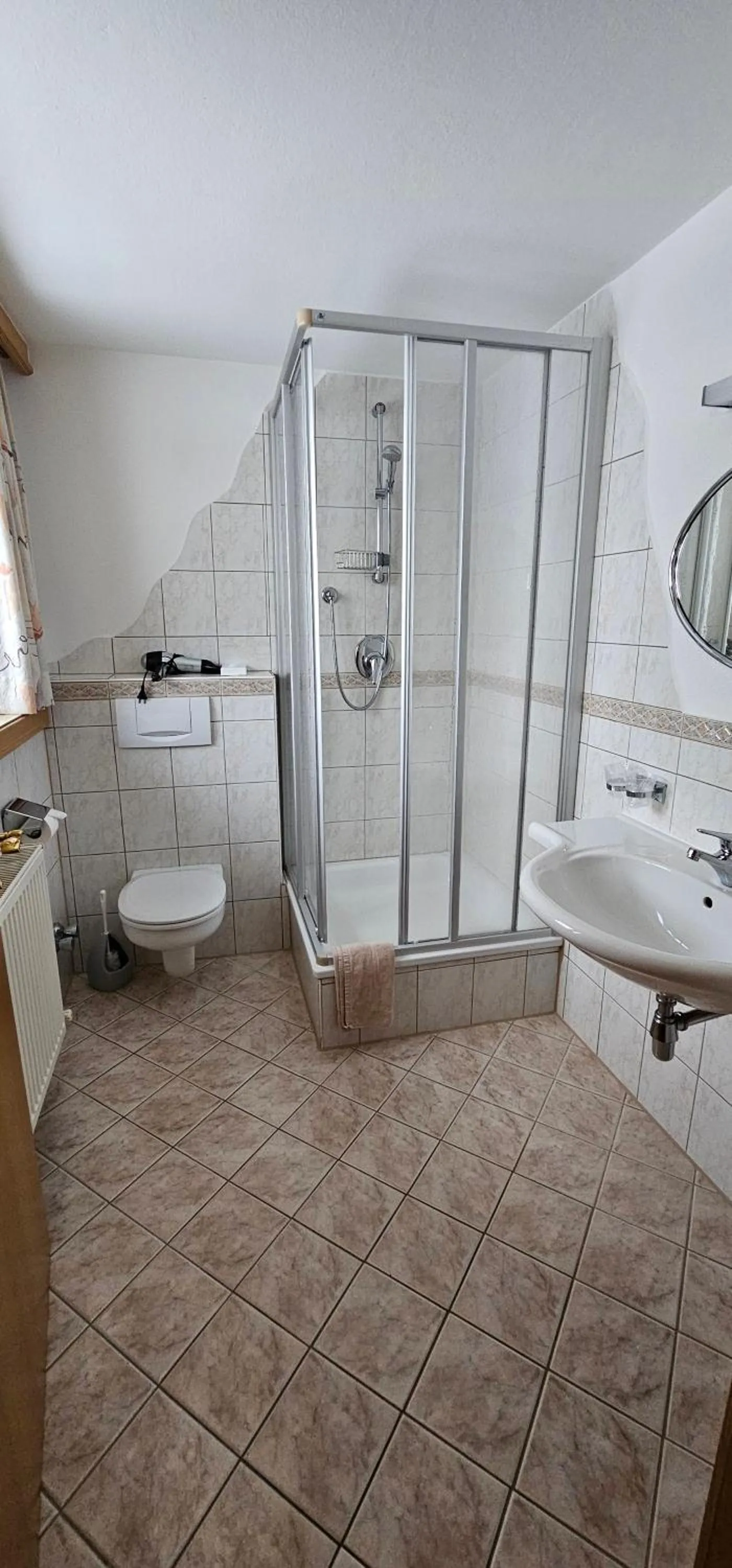 Shower in Hotel-Garni Pramstraller