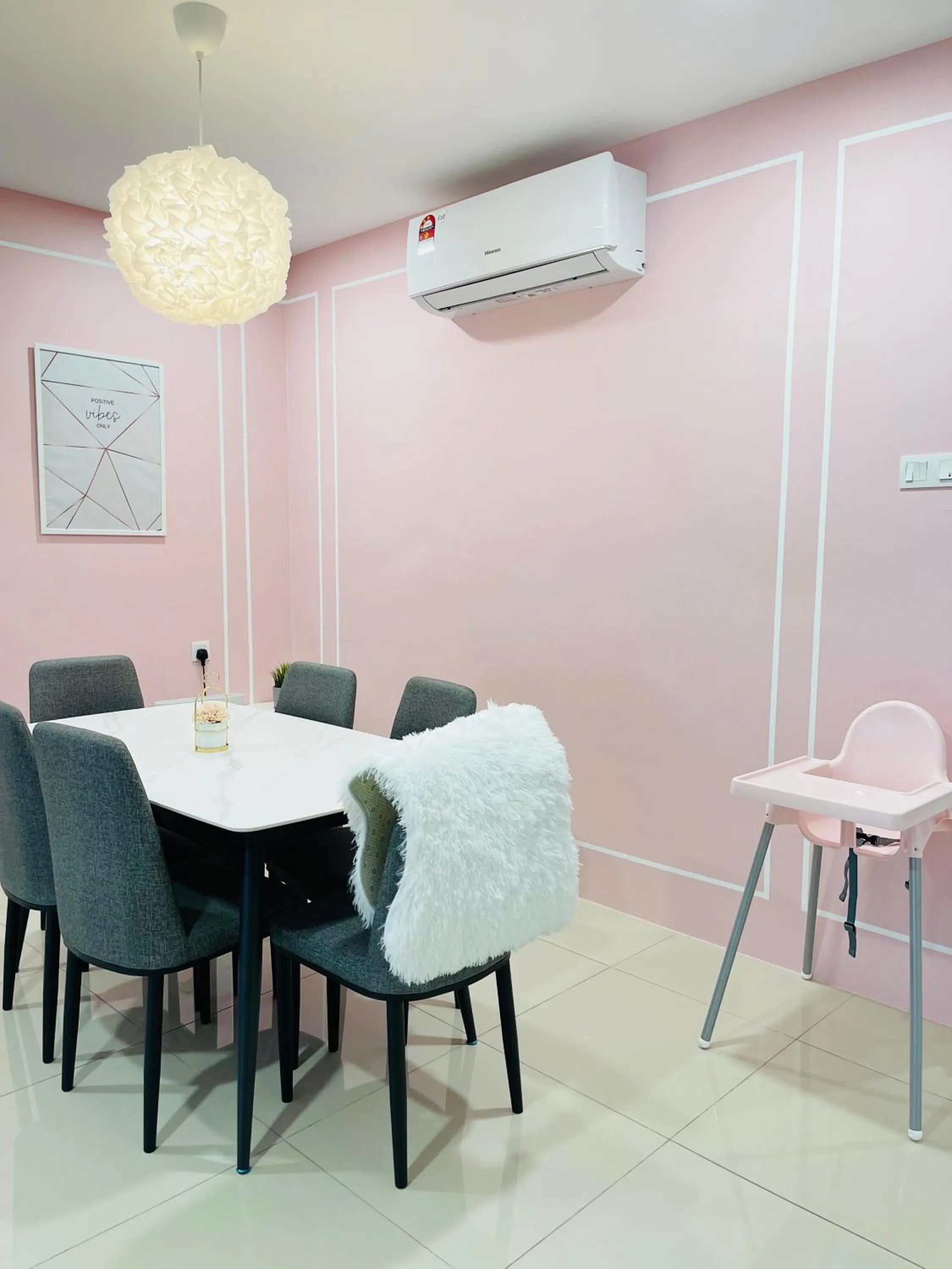 Dining area in Ipoh Waterpark Manhattan Premium Suites by IWH Suites