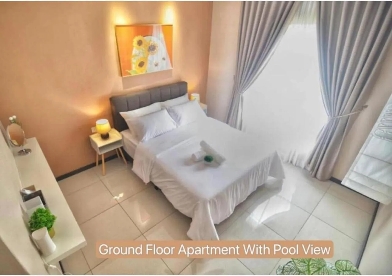 Bedroom, Bed in Ipoh Waterpark Manhattan Premium Suites by IWH Suites