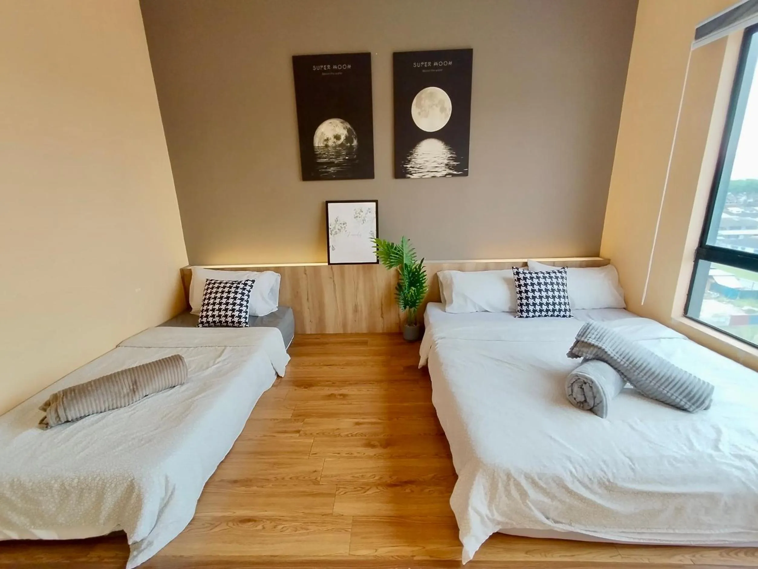 Bed in Ipoh Waterpark Manhattan Premium Suites by IWH Suites