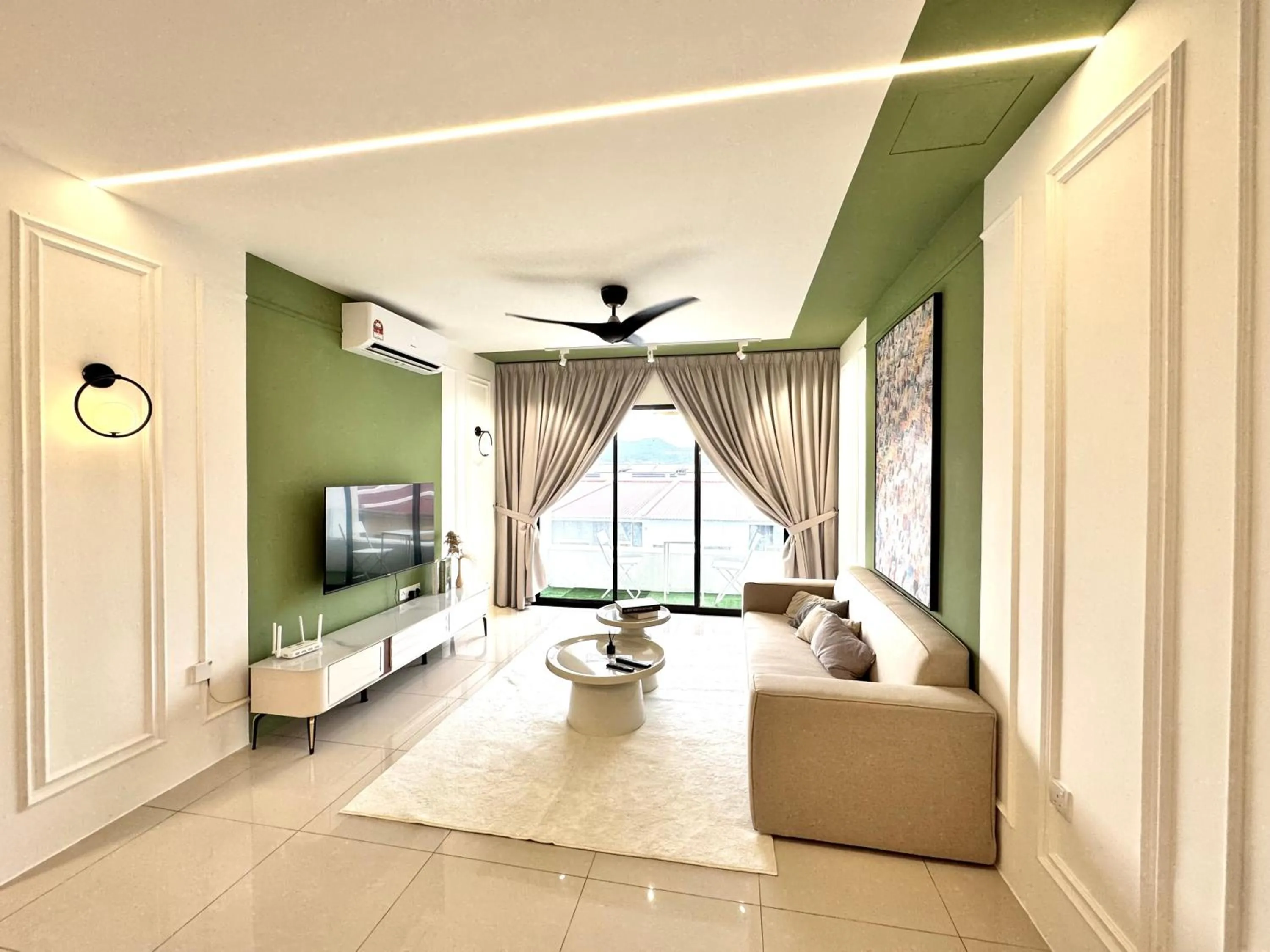 Living room in Ipoh Waterpark Manhattan Premium Suites by IWH Suites