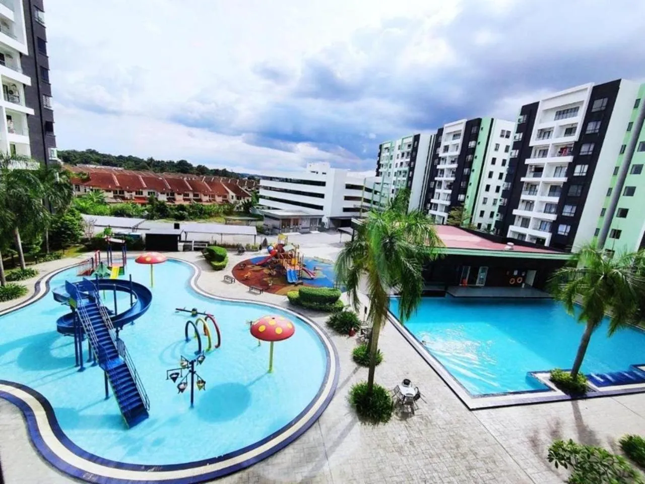 Aqua park in Ipoh Waterpark Manhattan Premium Suites by IWH Suites