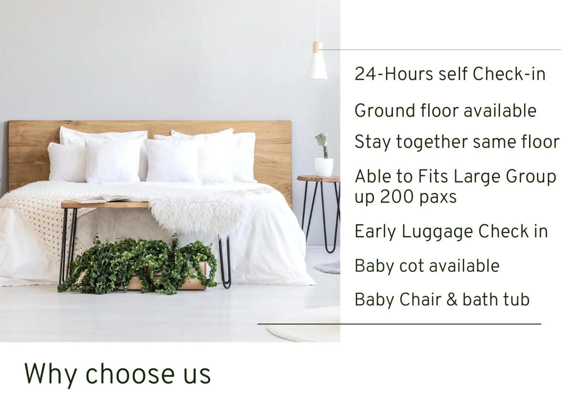 Text overlay, Bed in Ipoh Waterpark Manhattan Premium Suites by IWH Suites