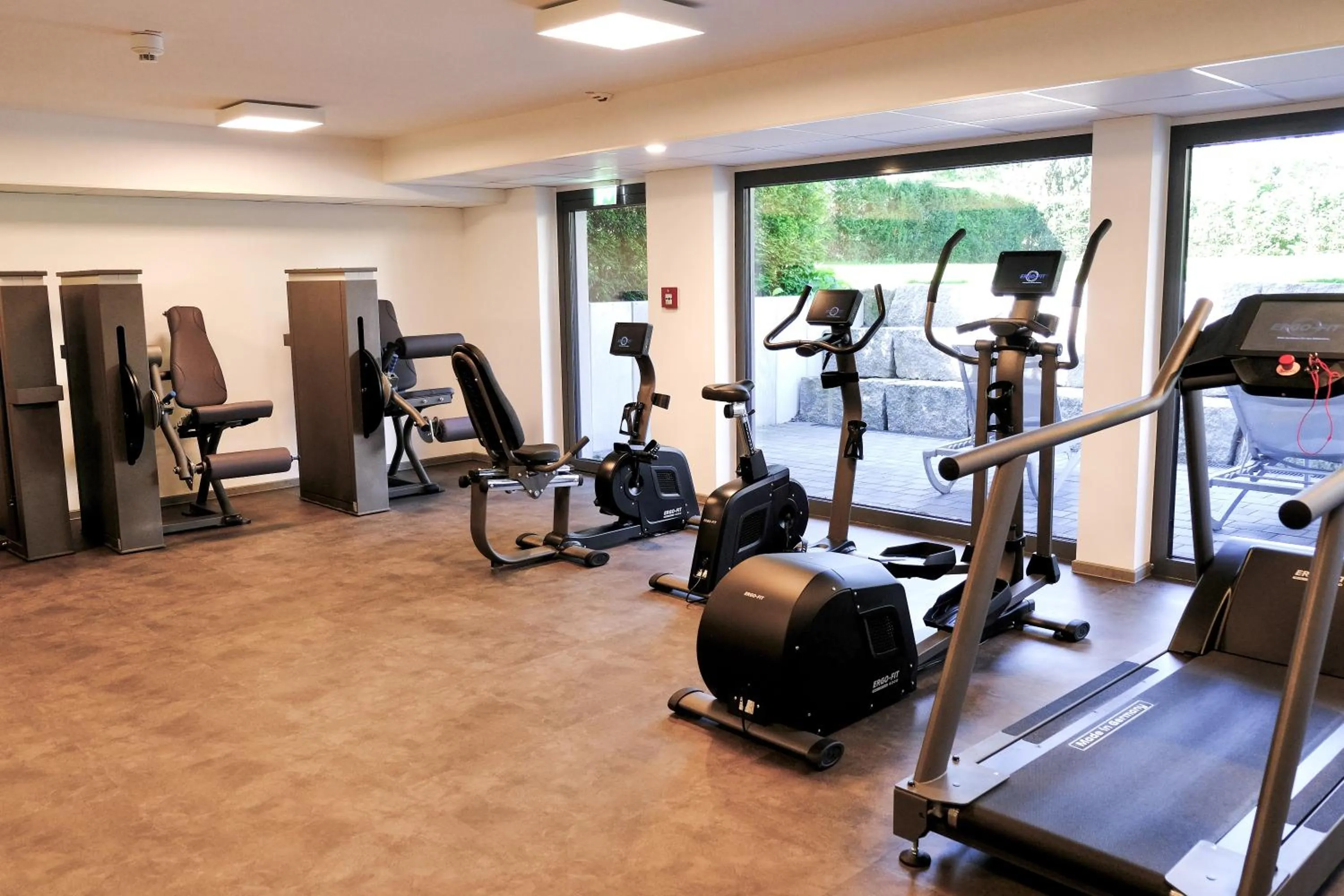 Fitness centre/facilities in Emils Hotel