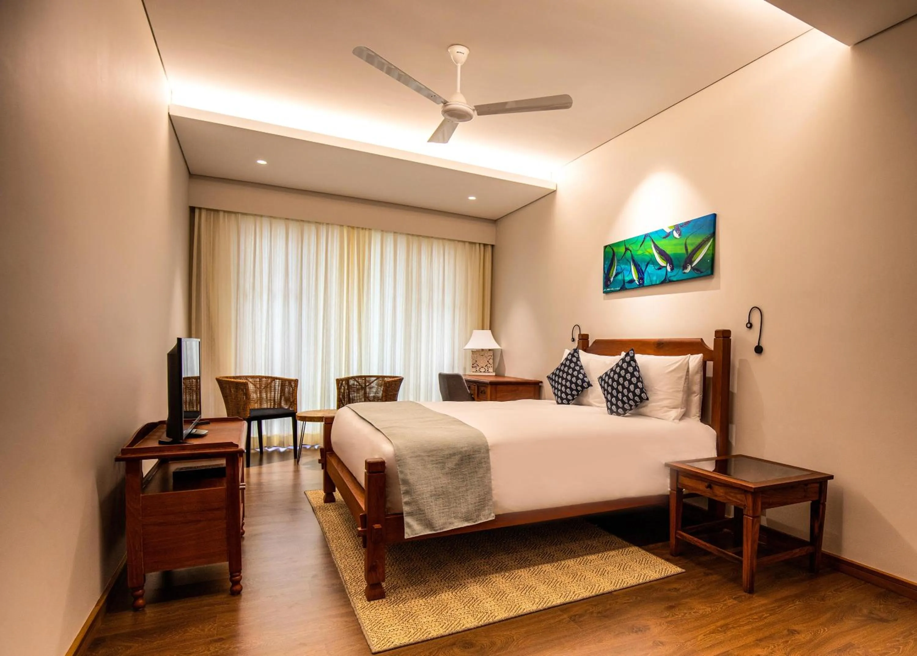 Bed in JA Enchanted Waterfront Seychelles