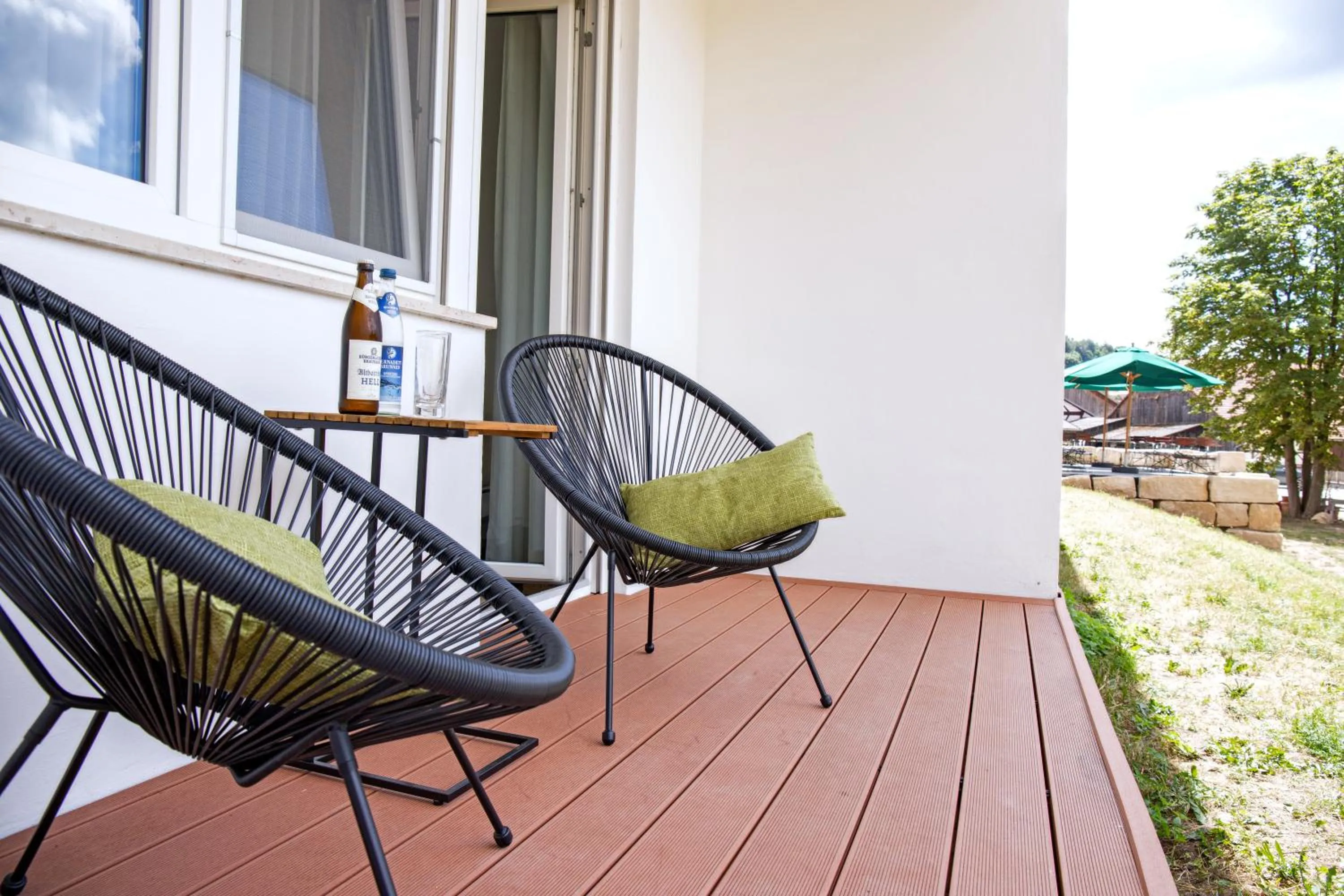 Balcony/Terrace in Römercastell Wirtshaus & Hotel