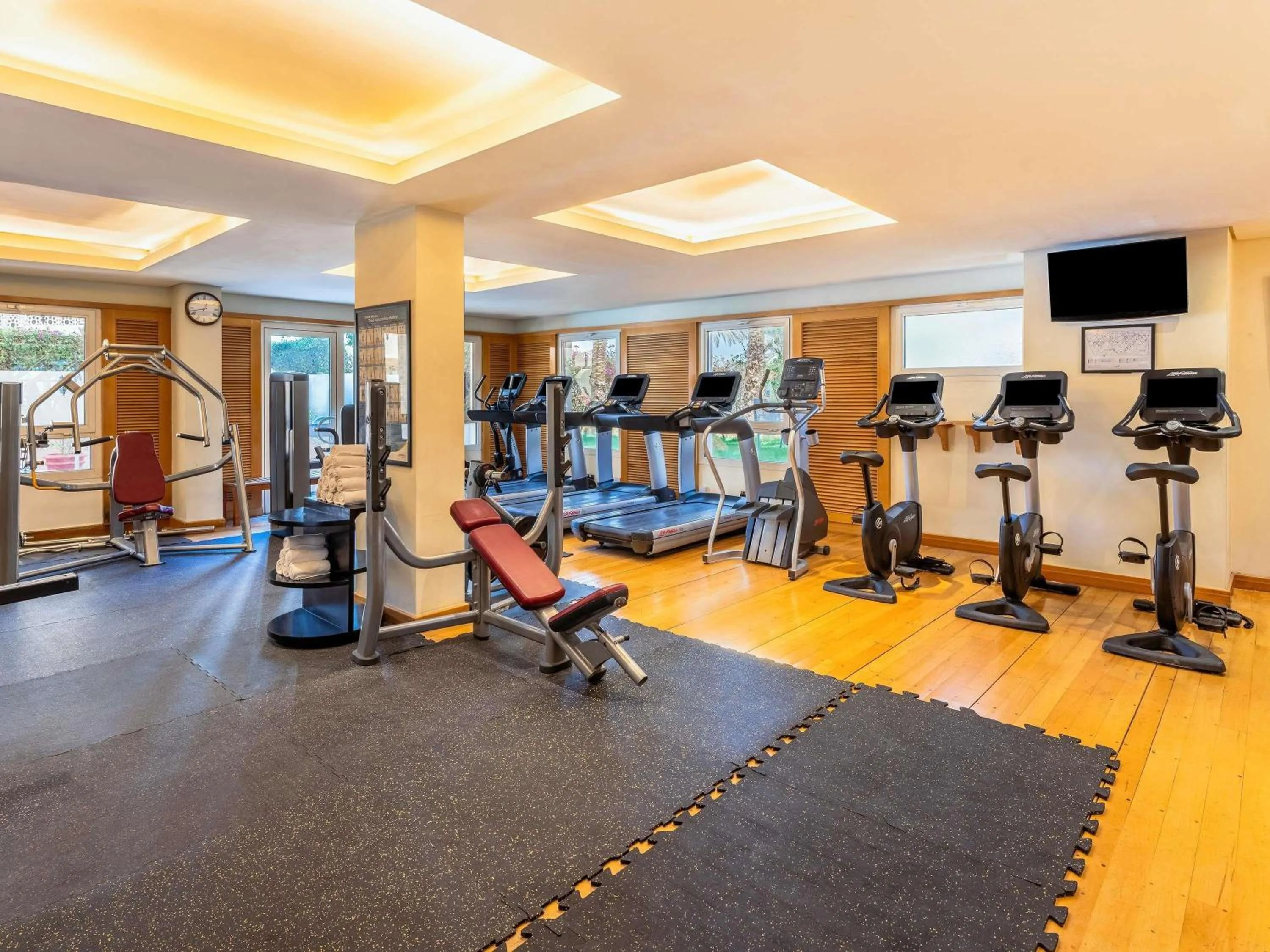 Fitness centre/facilities in Mövenpick Hotel Doha