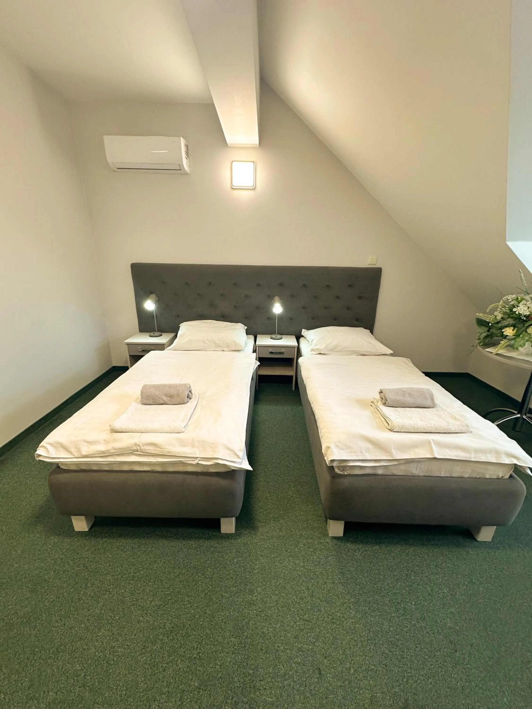 Bed in Hotel Arkadia