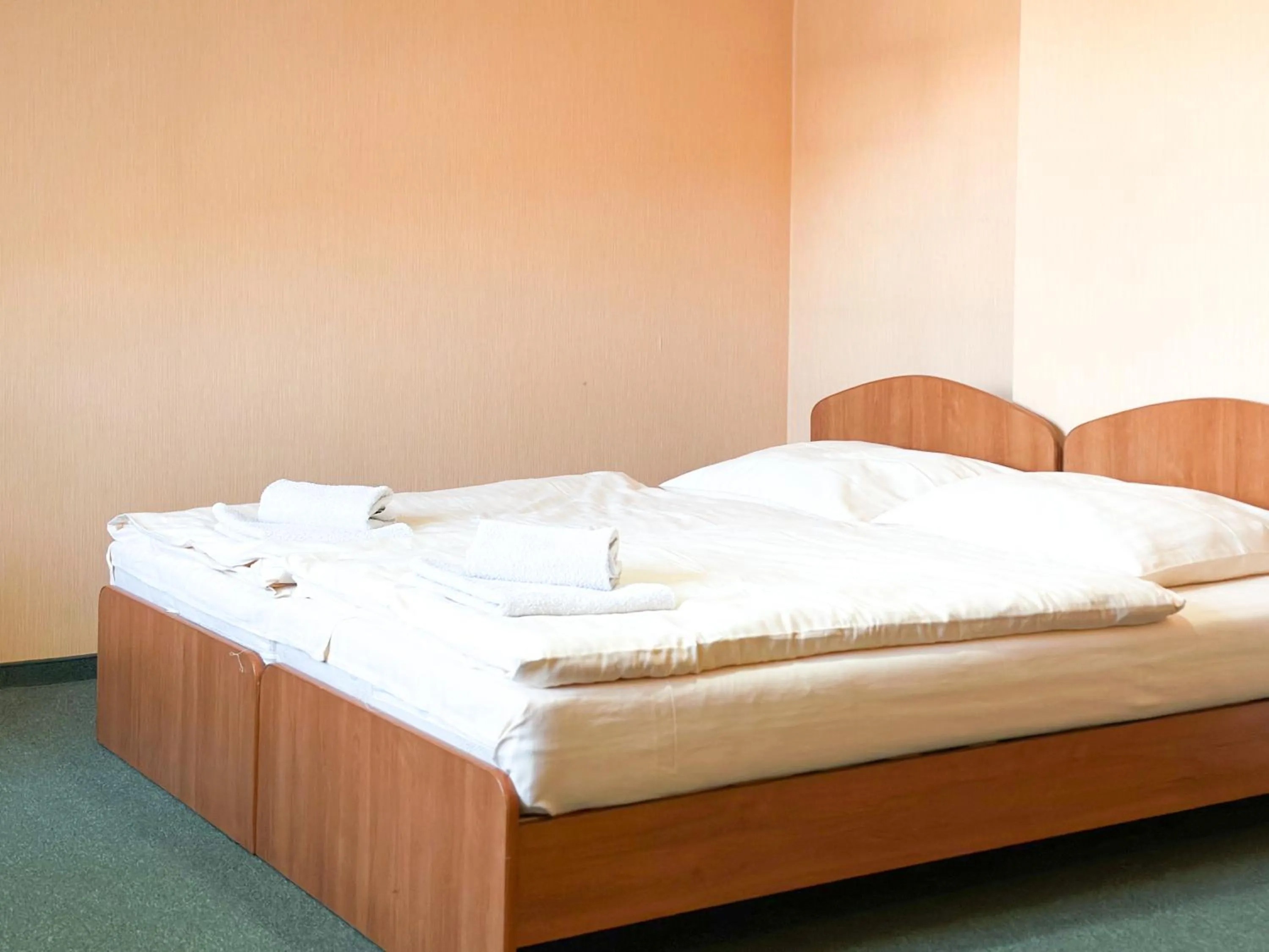 Bed in Hotel Arkadia