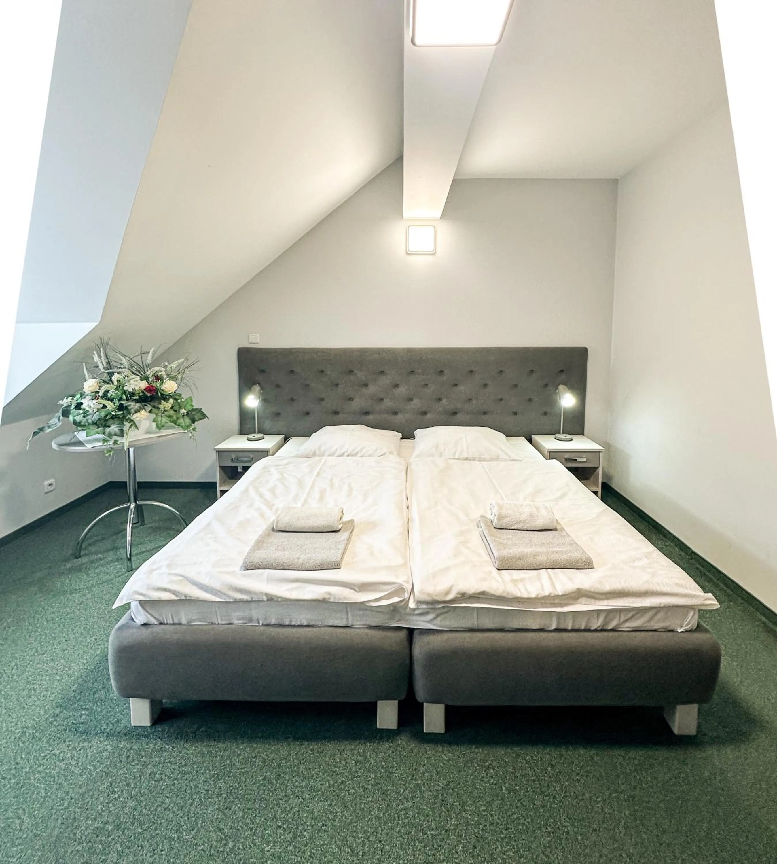 Bed in Hotel Arkadia