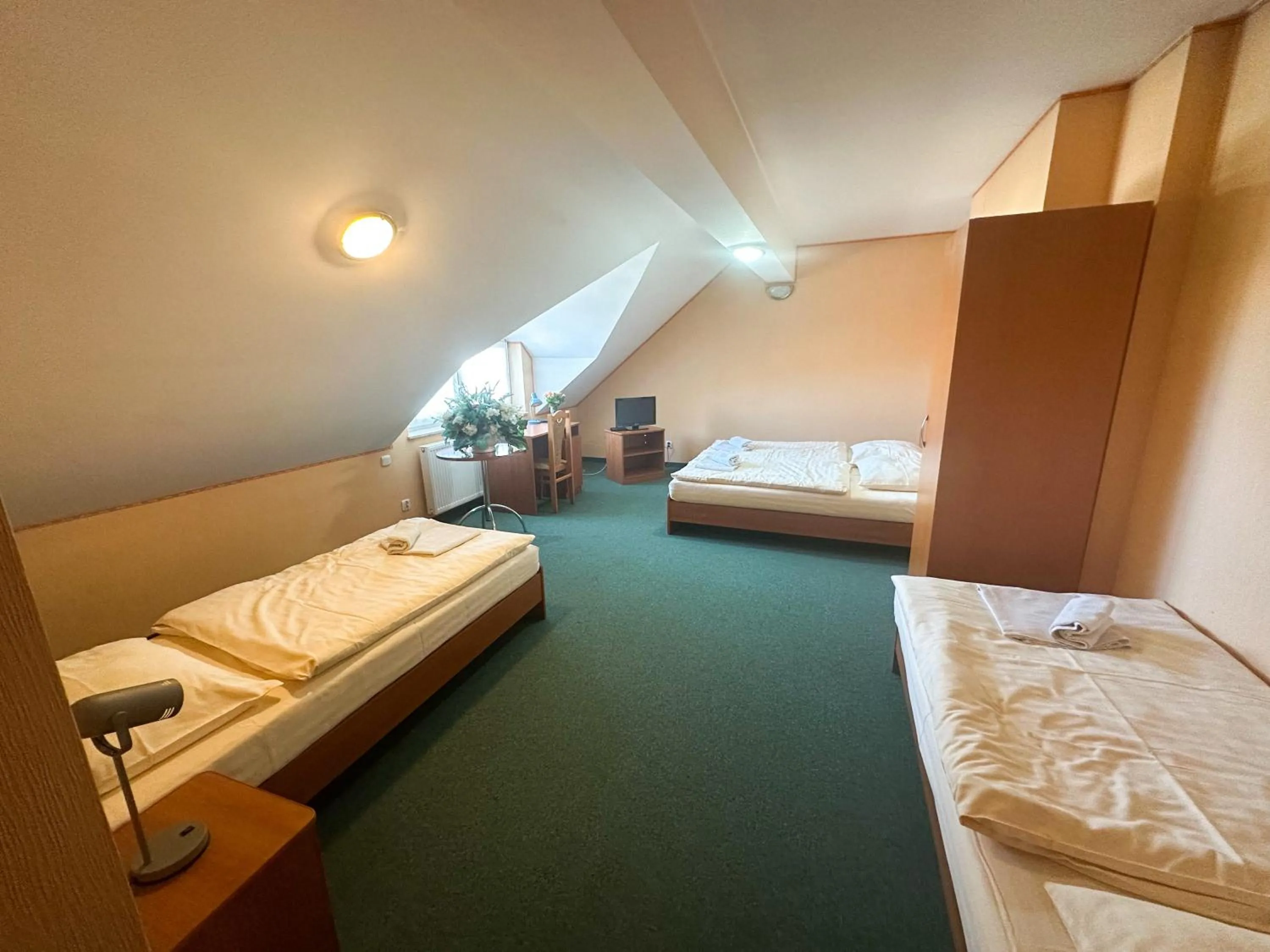 Bed in Hotel Arkadia