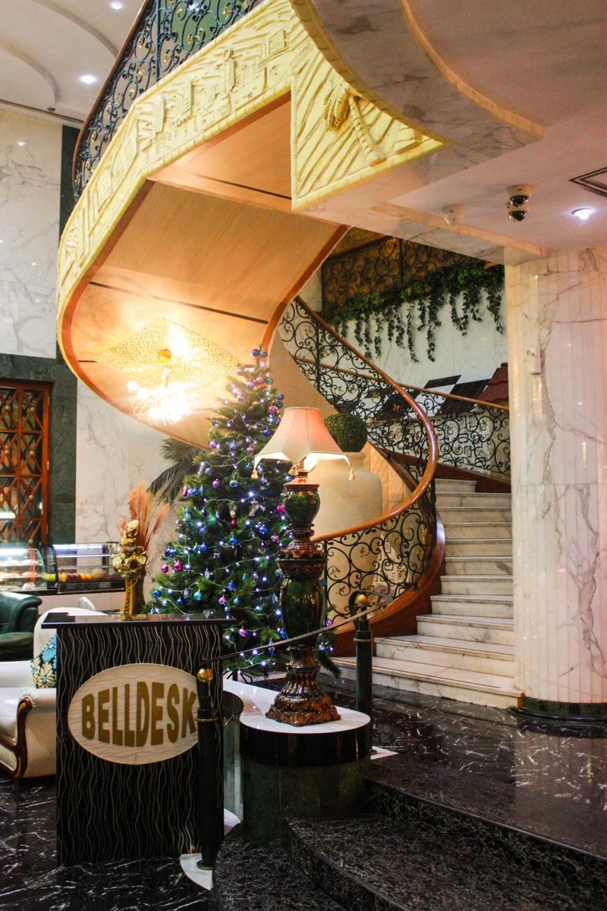 Decorative detail in Grand Mayfair Hotel