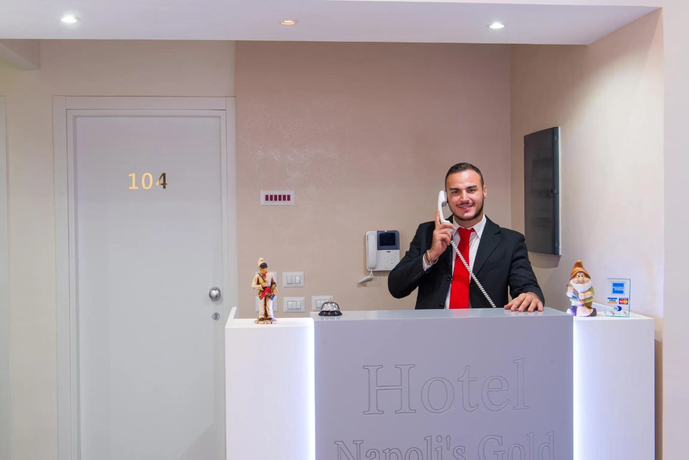 Lobby or reception in Napoli's Gold