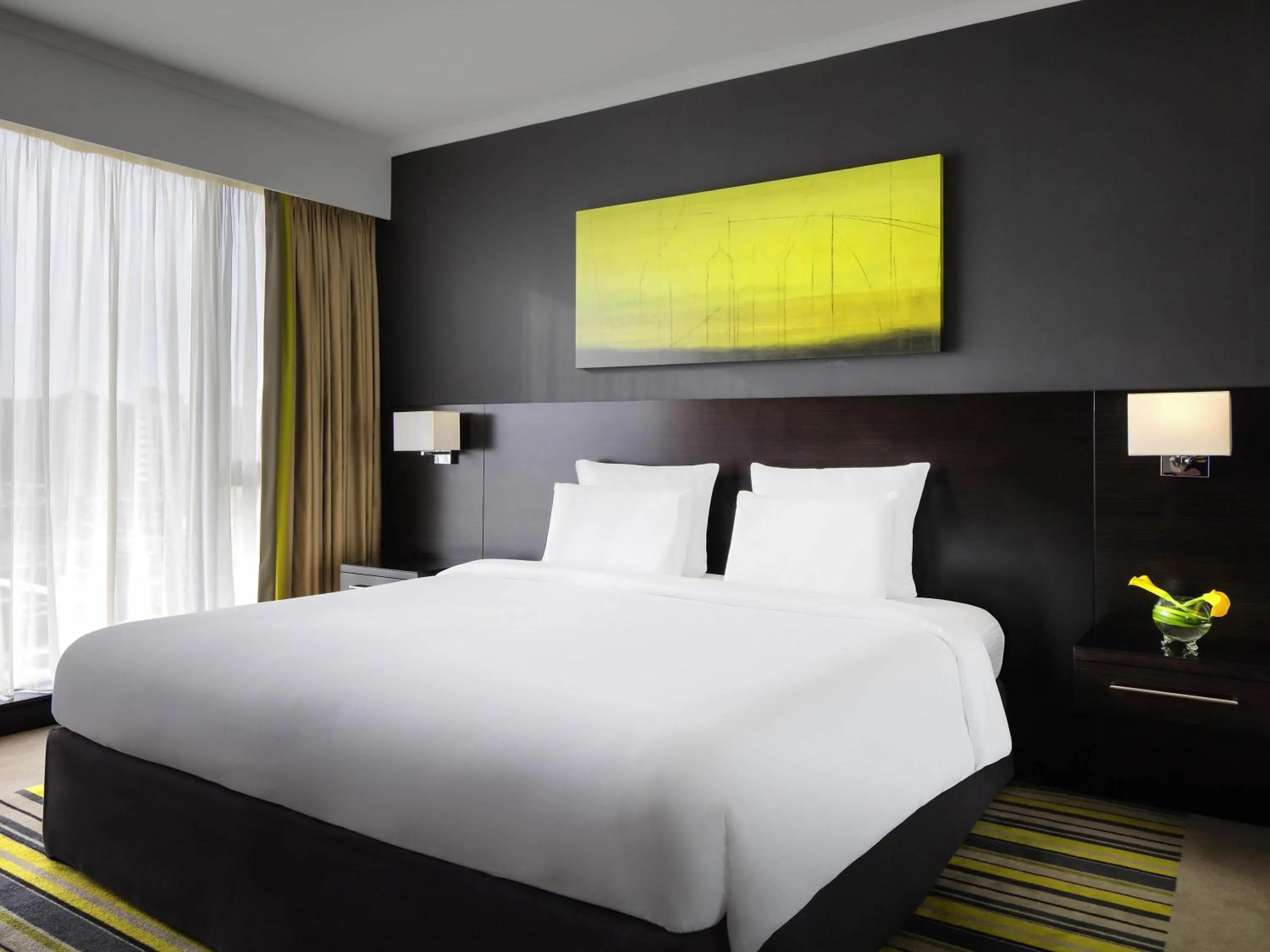 Bedroom, Bed in Pullman Dubai Creek City Centre