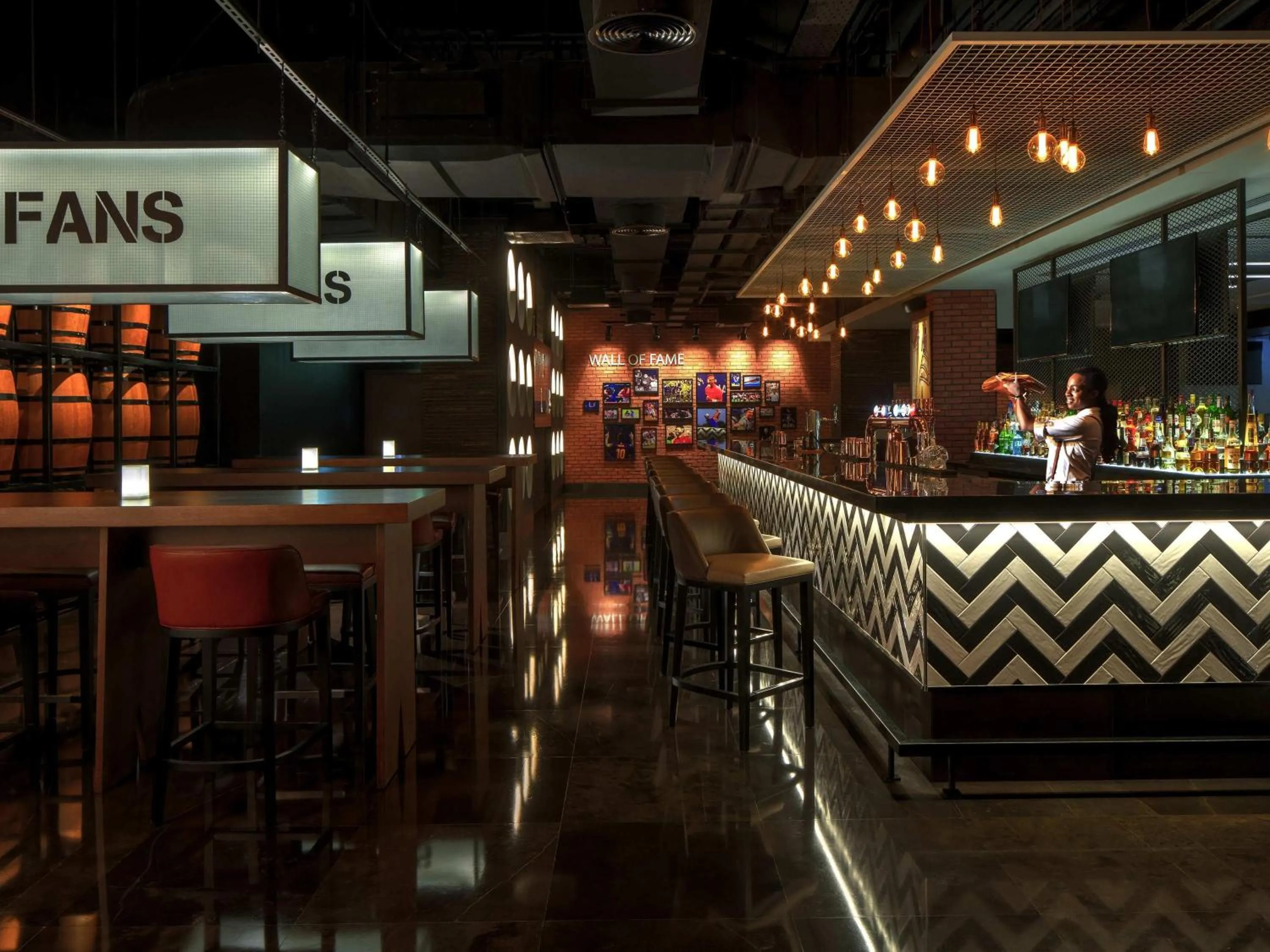 Lounge or bar in Pullman Dubai Creek City Centre