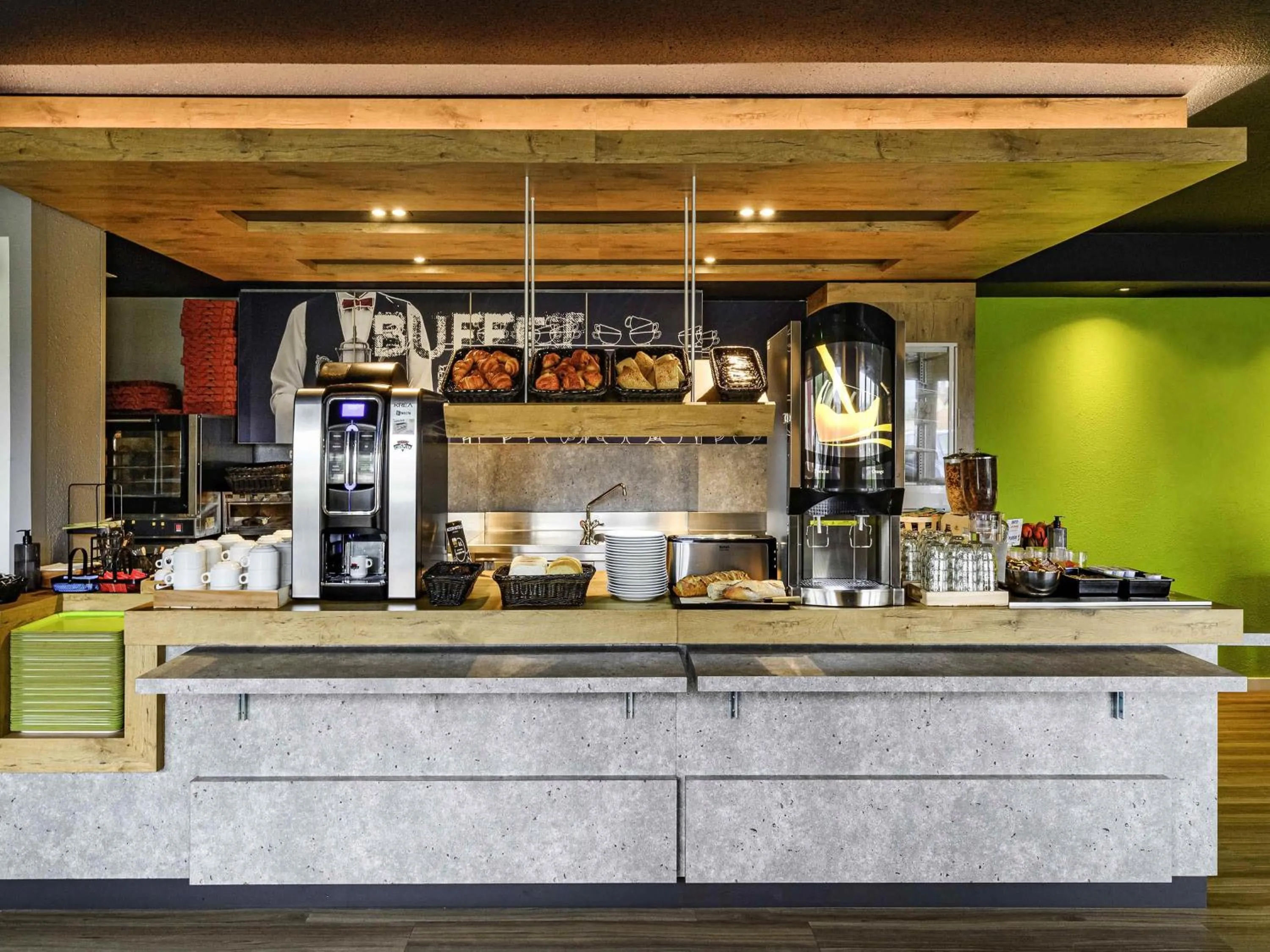 Breakfast in Ibis budget Saint-Étienne stade