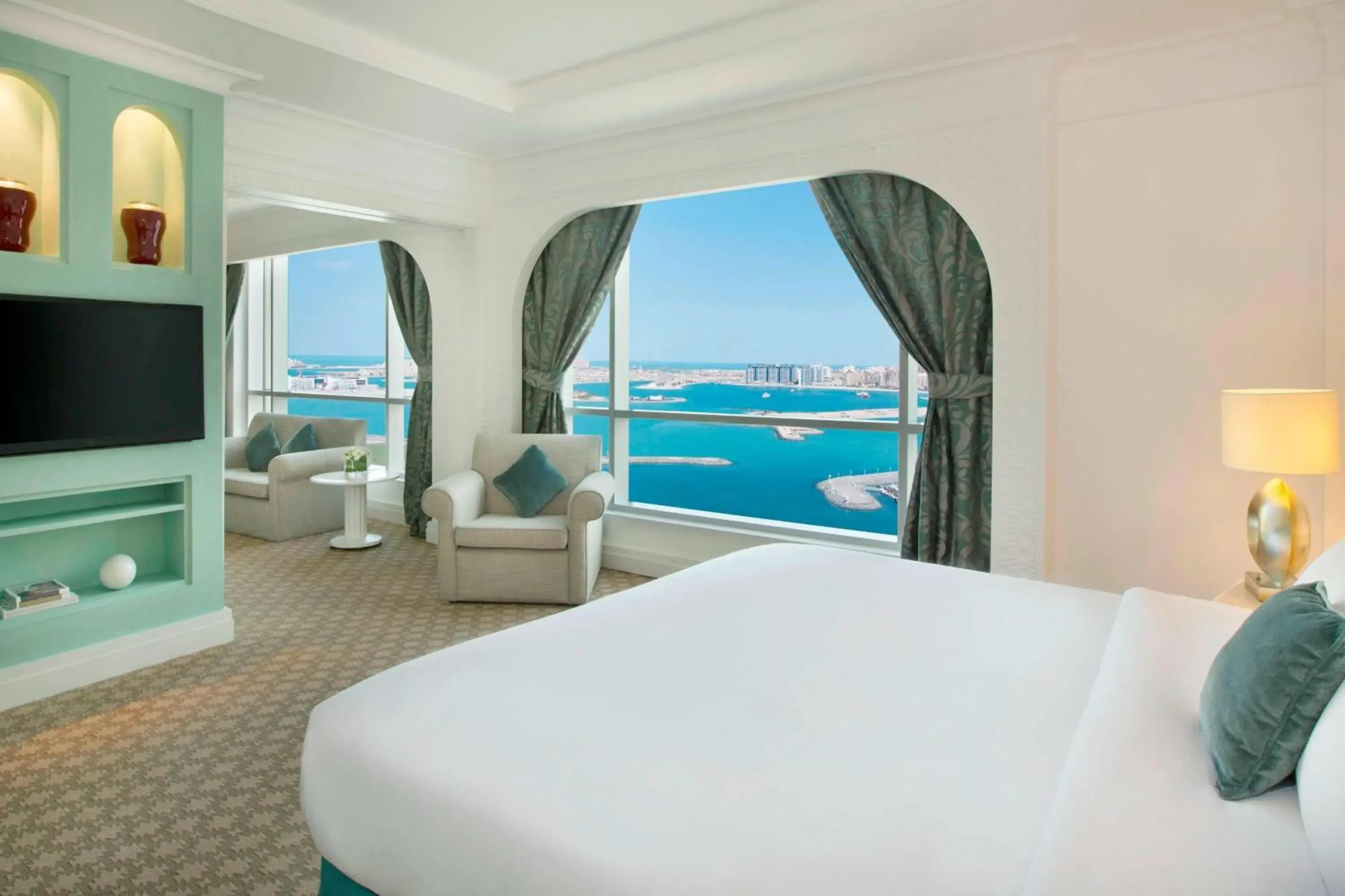 Tower Family Suite – Spacious 1-Bedroom with Partial Sea View and Private Beach Access in Al Habtoor Grand Resort, Autograph Collection Tower Family Suite – Spacious 1-Bedroom with Partial Sea View and Private Beach Access in Al Habtoor Grand Resort, Autograph Collection