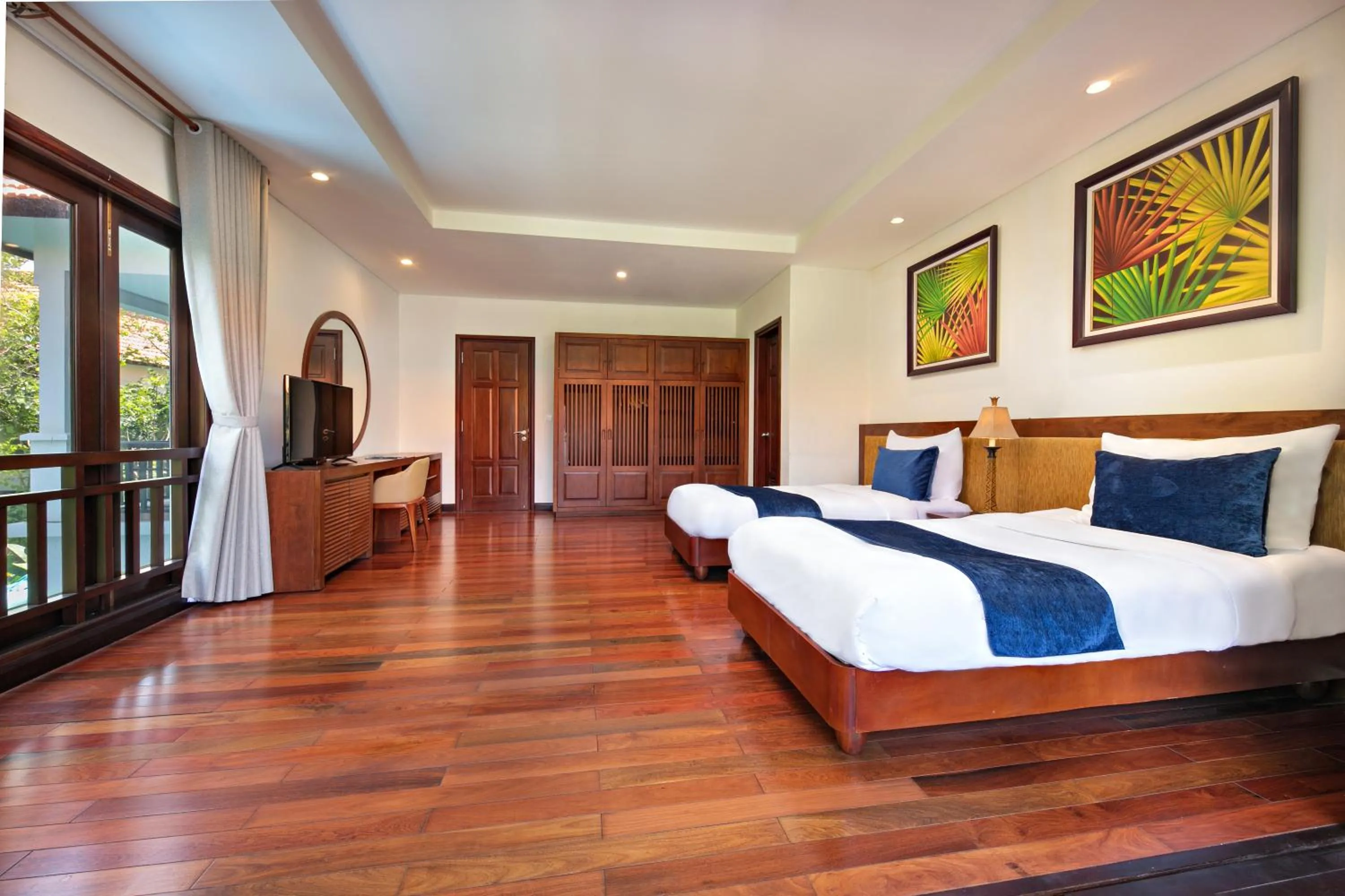 Bed in Abogo Resort Villas Luxury Da Nang