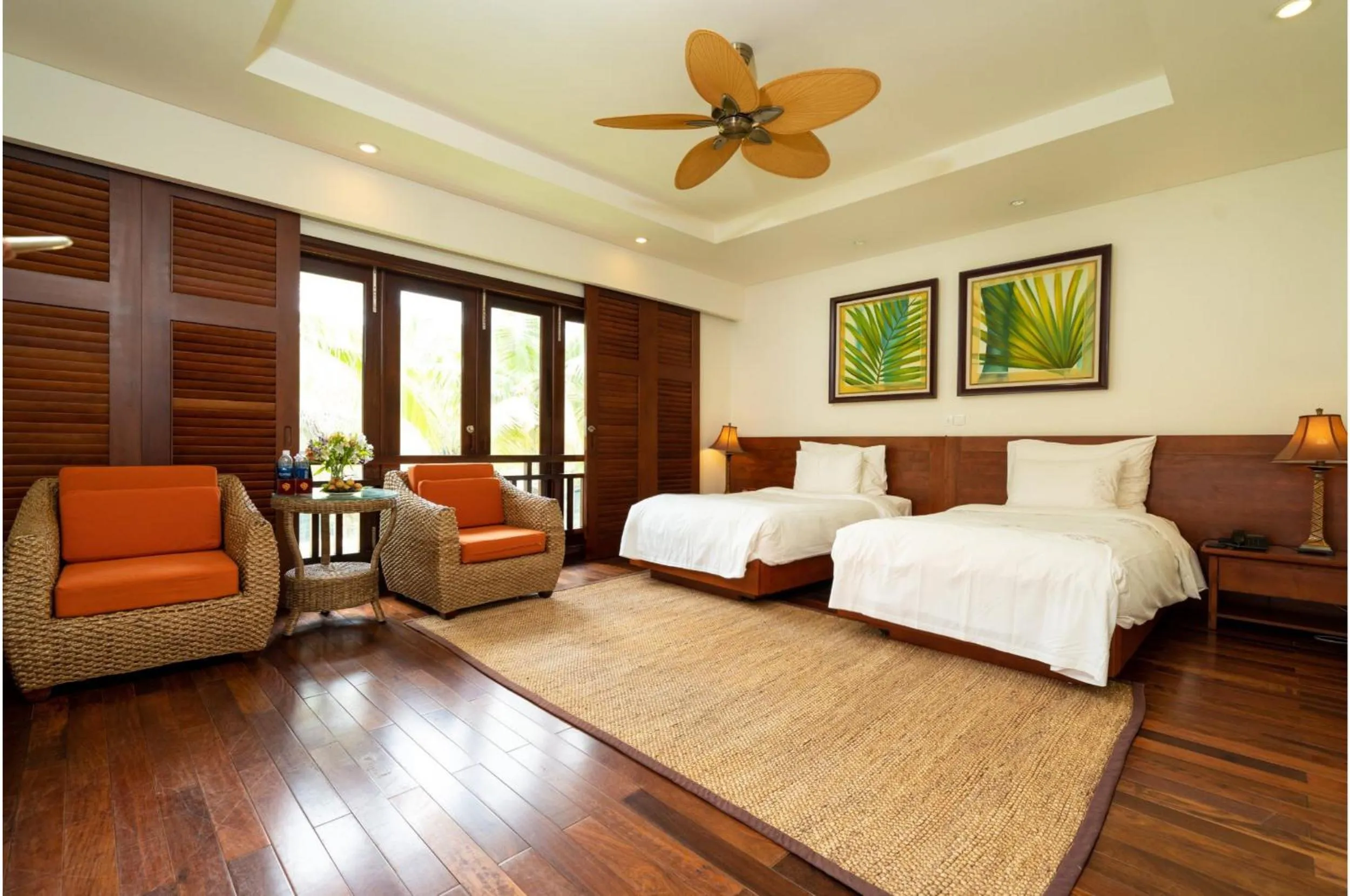 Bed in Abogo Resort Villas Luxury Da Nang