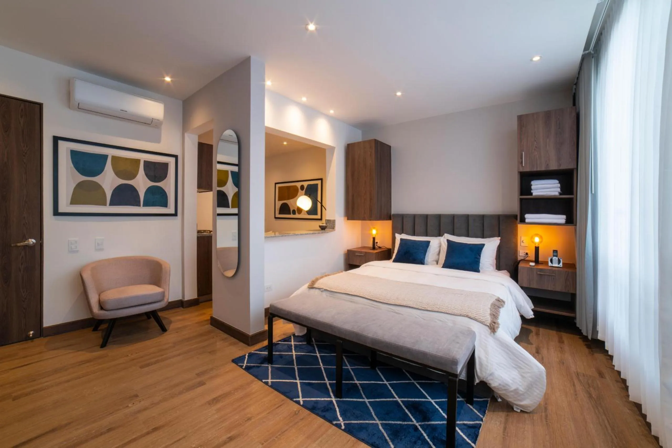 Bed in Cali River Suites by Yellowkey Capital