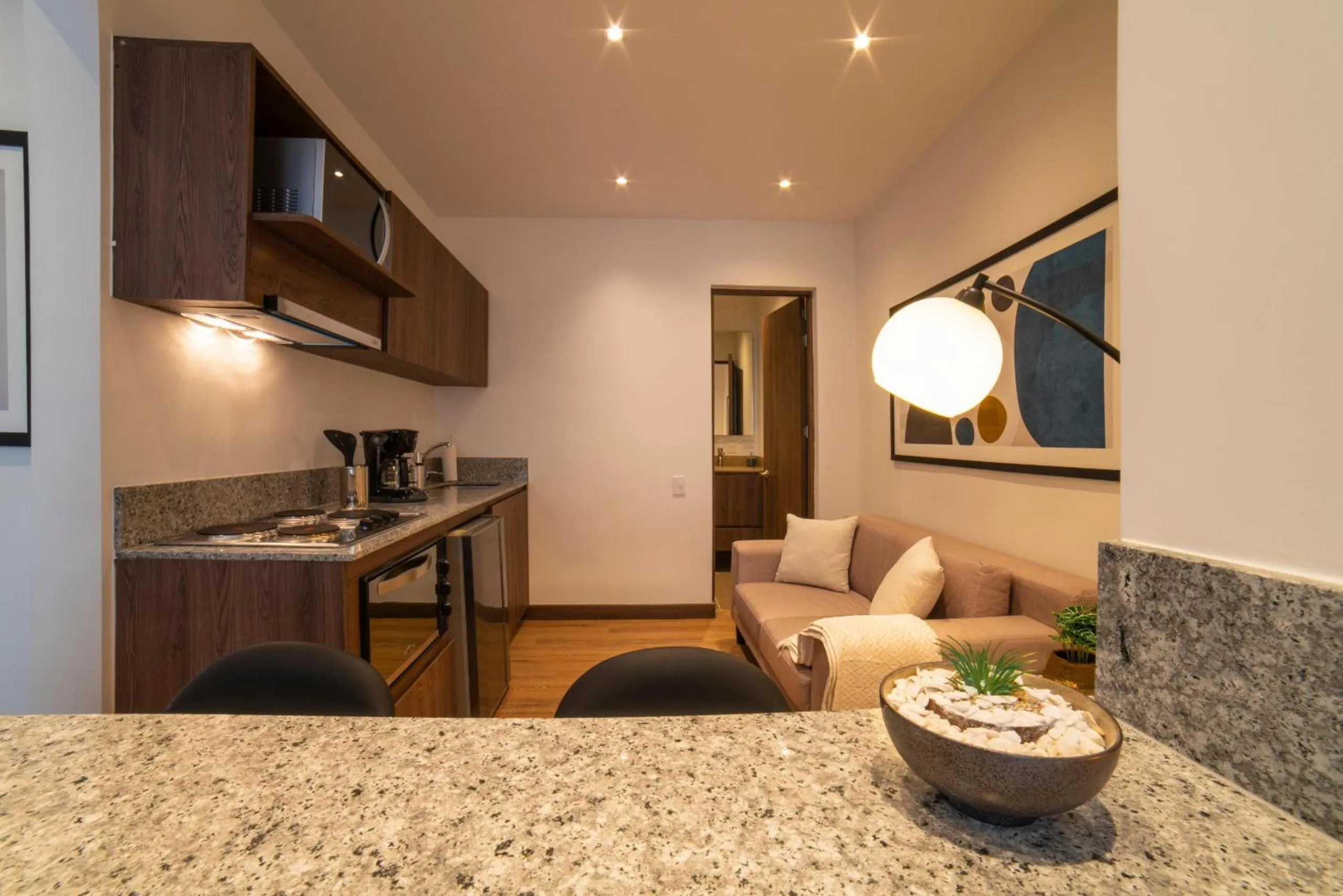 Kitchen or kitchenette in Cali River Suites by Yellowkey Capital