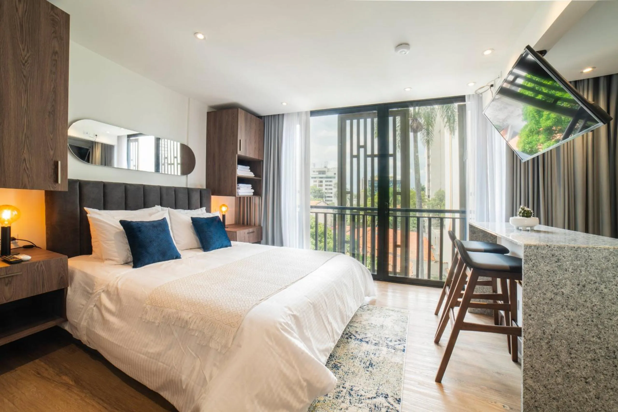 Bed in Cali River Suites by Yellowkey Capital