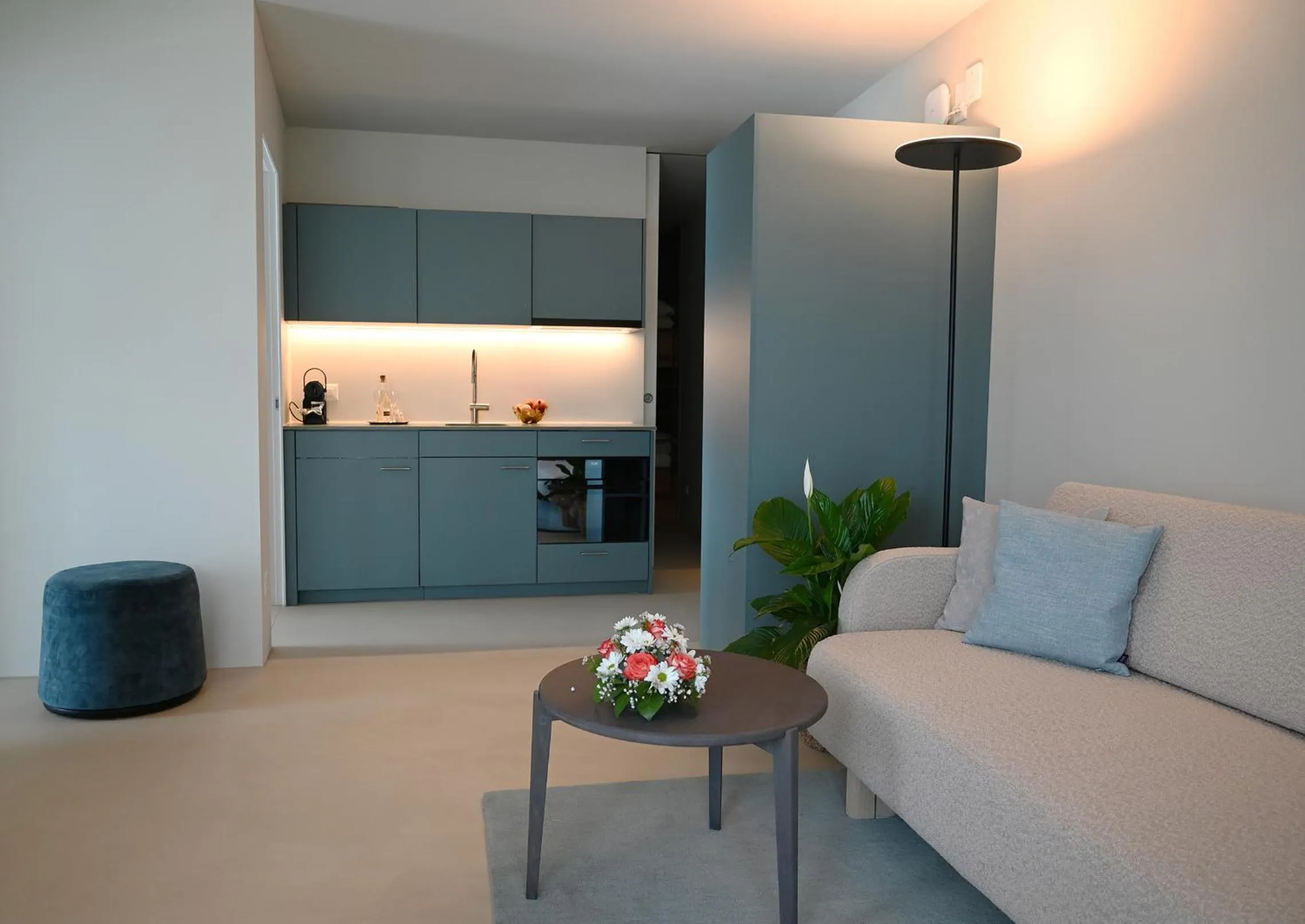 Kitchen or kitchenette in Boutique Hotel La Rocca