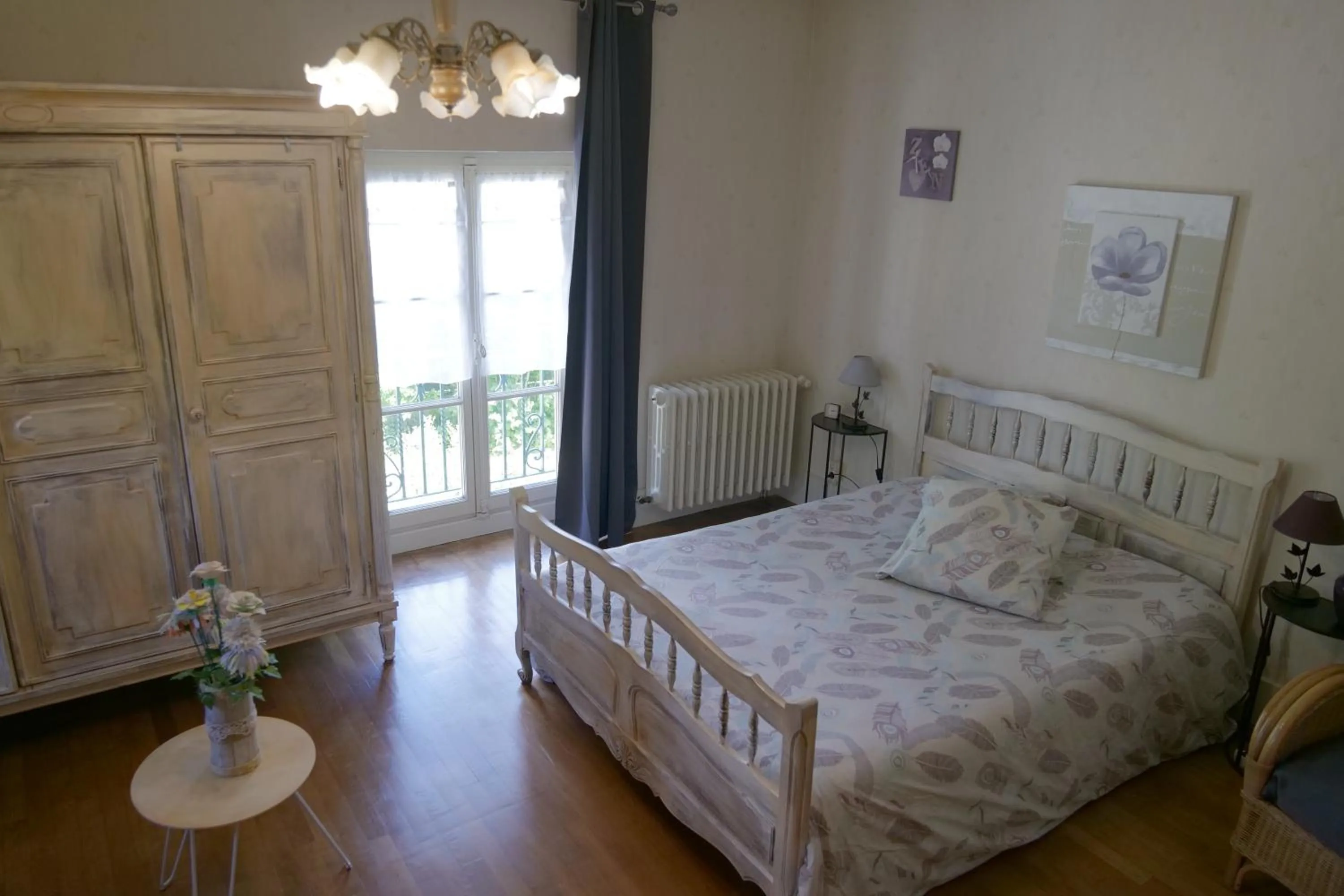 Bed in Chambres d'hôtes dans une maison de caractère