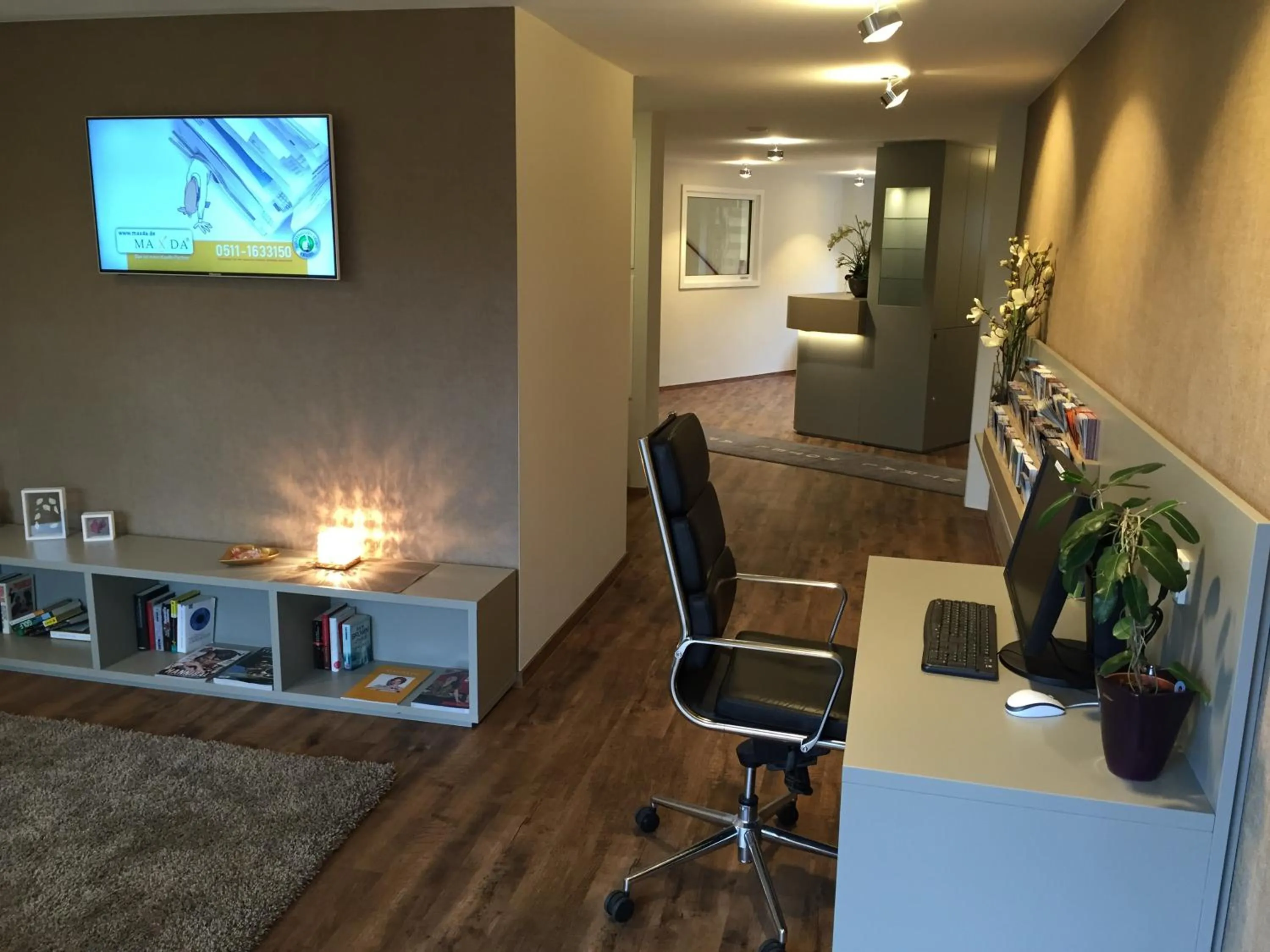 Seating area in Central Hotel-Apart München