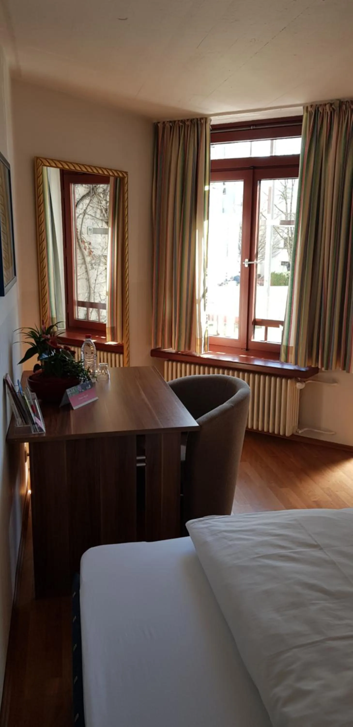 Decorative detail, Bed in Central Hotel-Apart München