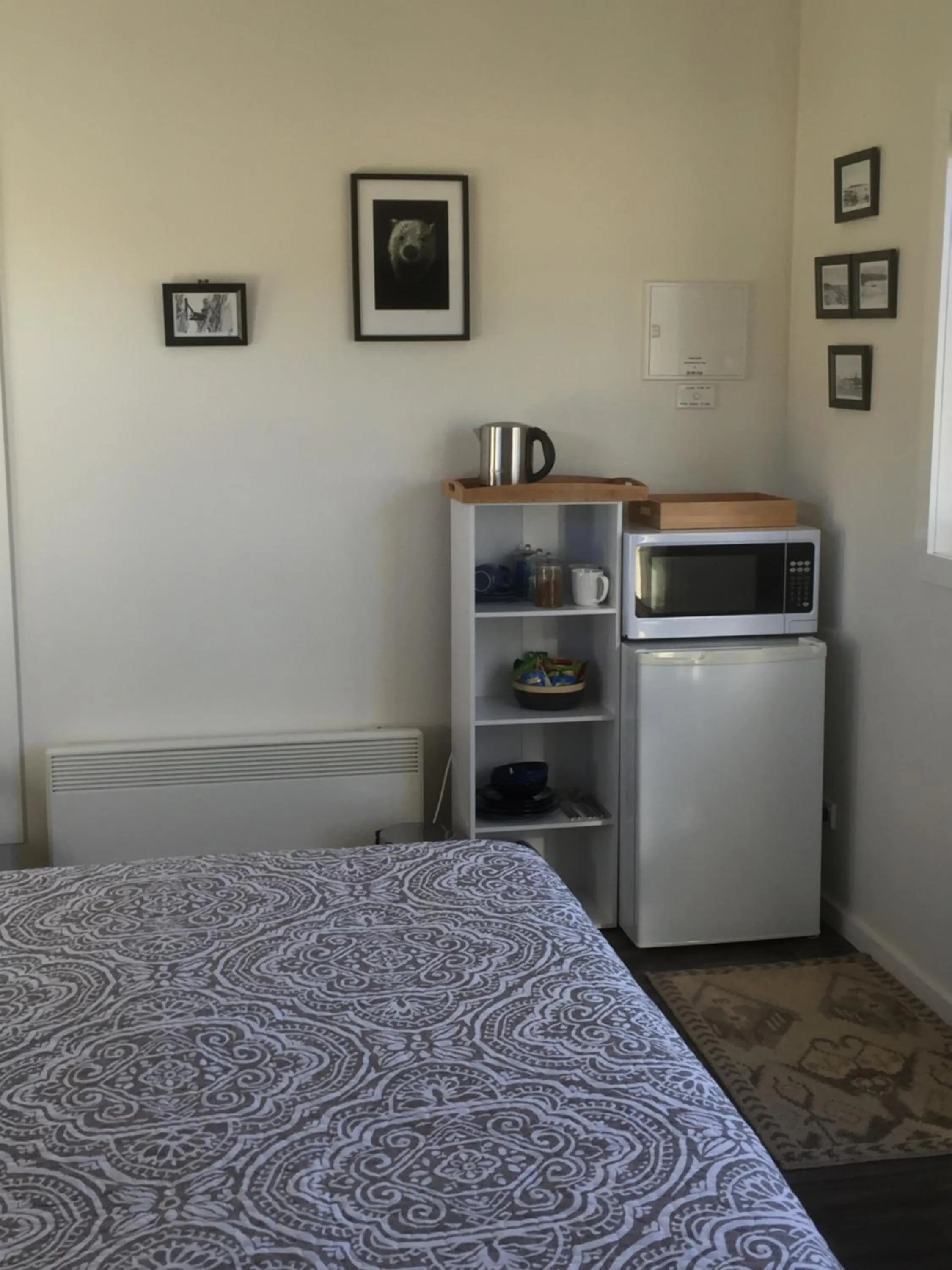 Bed in Wheel House Studio